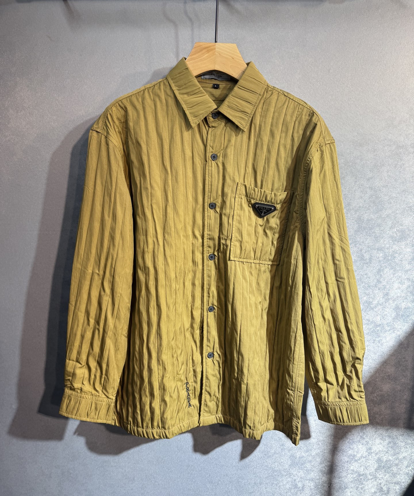 Prada Shirt Cotton Black M-l-xl