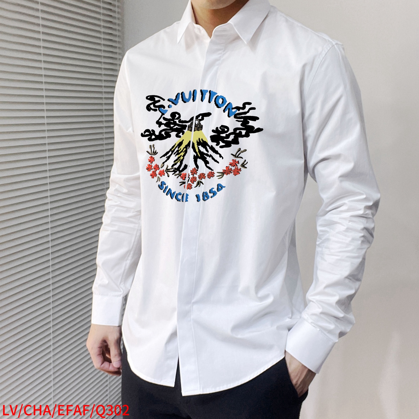 Louis Vuitton Male Shirt Cotton L