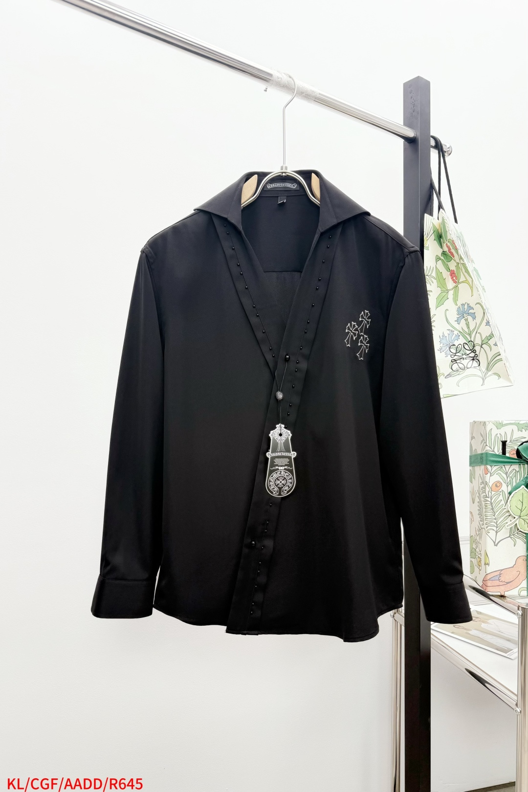 Chrome Hearts Shirt Cotton Black M-l-xl