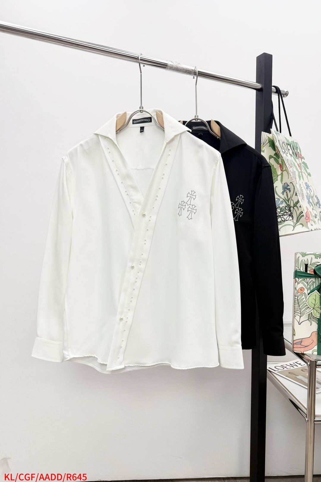 Chrome Hearts Shirt Cotton Black M-l-xl