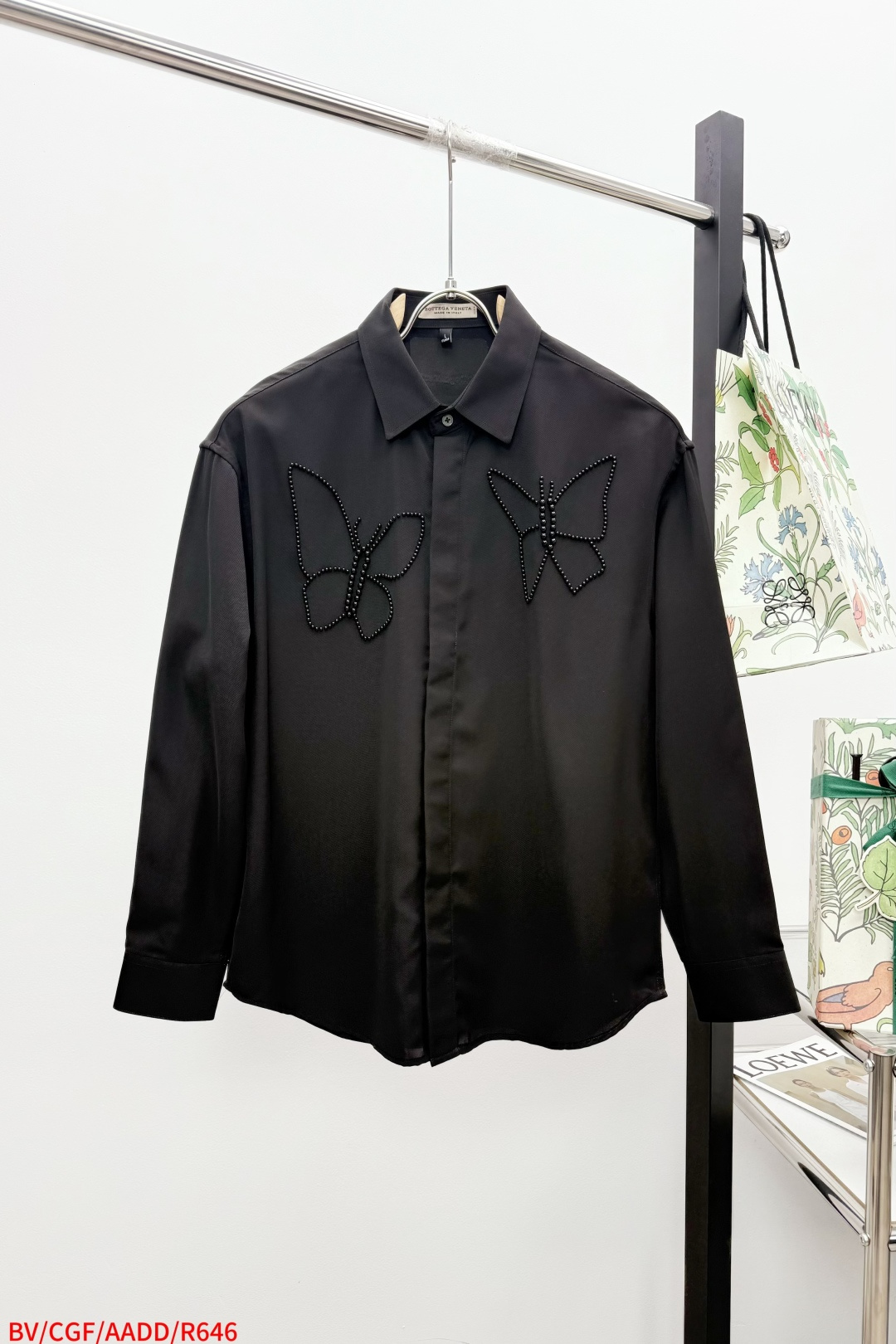 Bottega Veneta Shirt Cotton Black M-l-xl