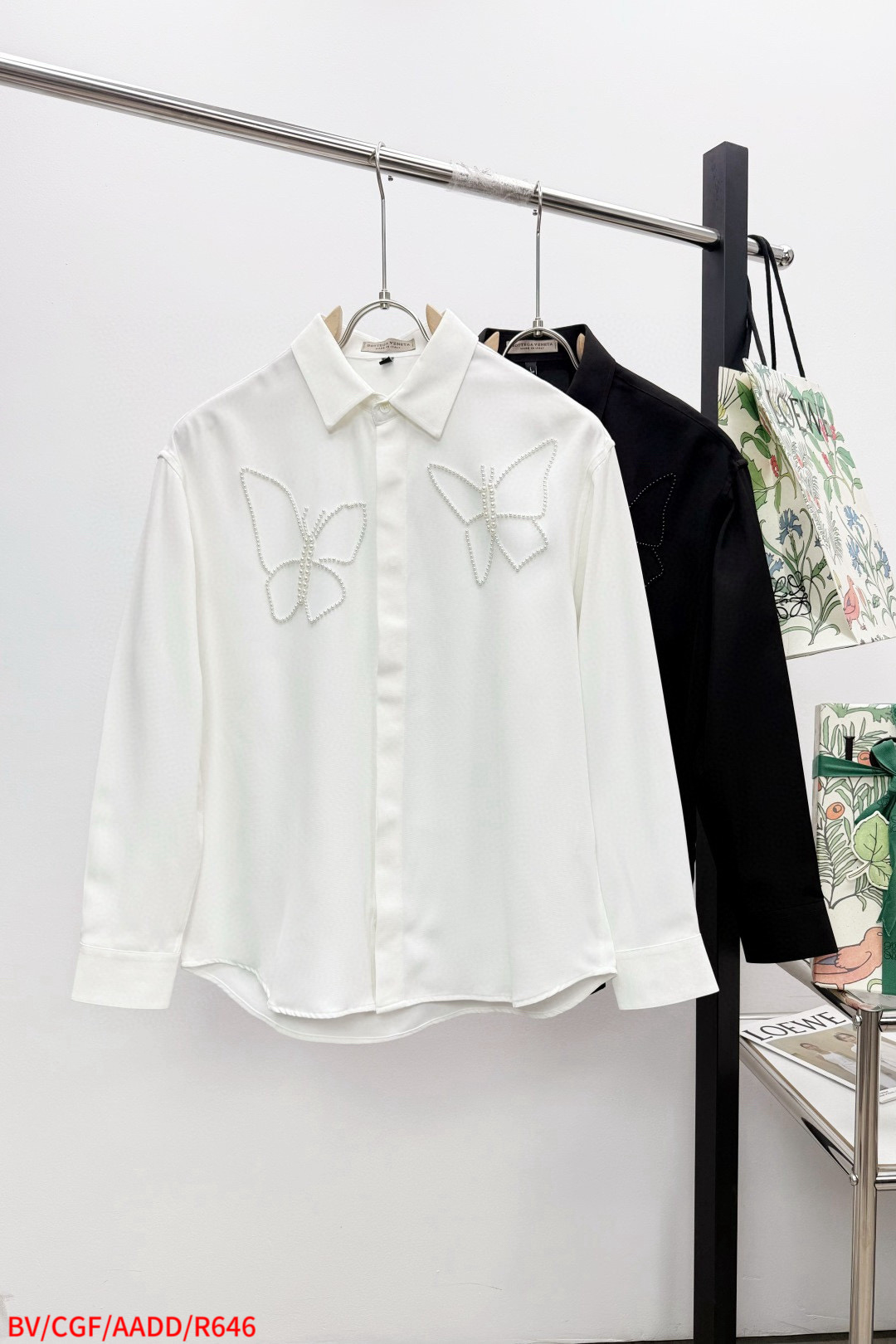Bottega Veneta Shirt Cotton Black M-l-xl