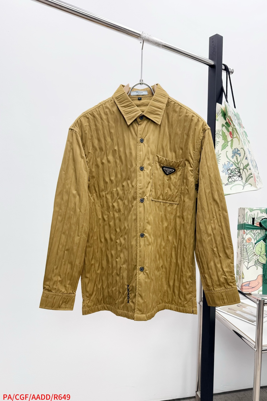 Prada Shirt Cotton Black M-l-xl