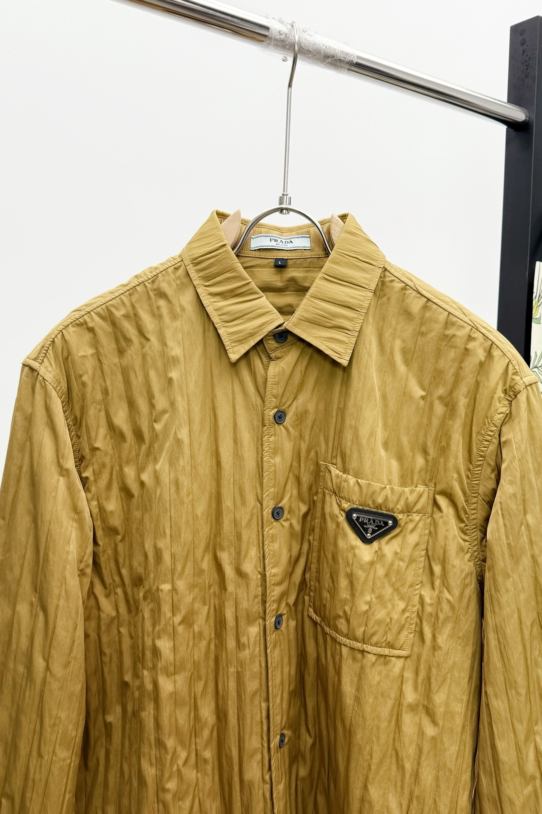 Prada Shirt Cotton Black M-l-xl