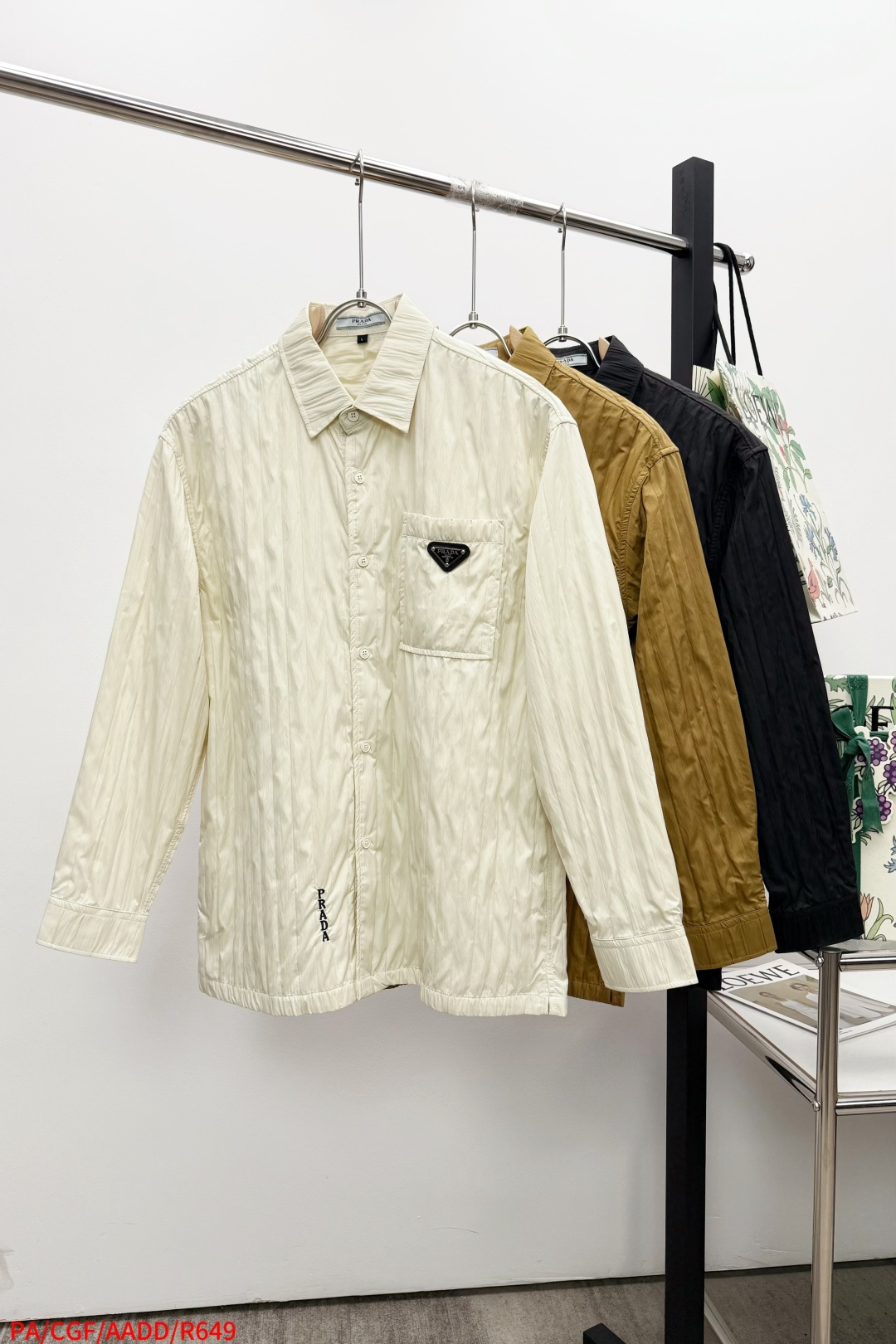 Prada Shirt Cotton Black M-l-xl