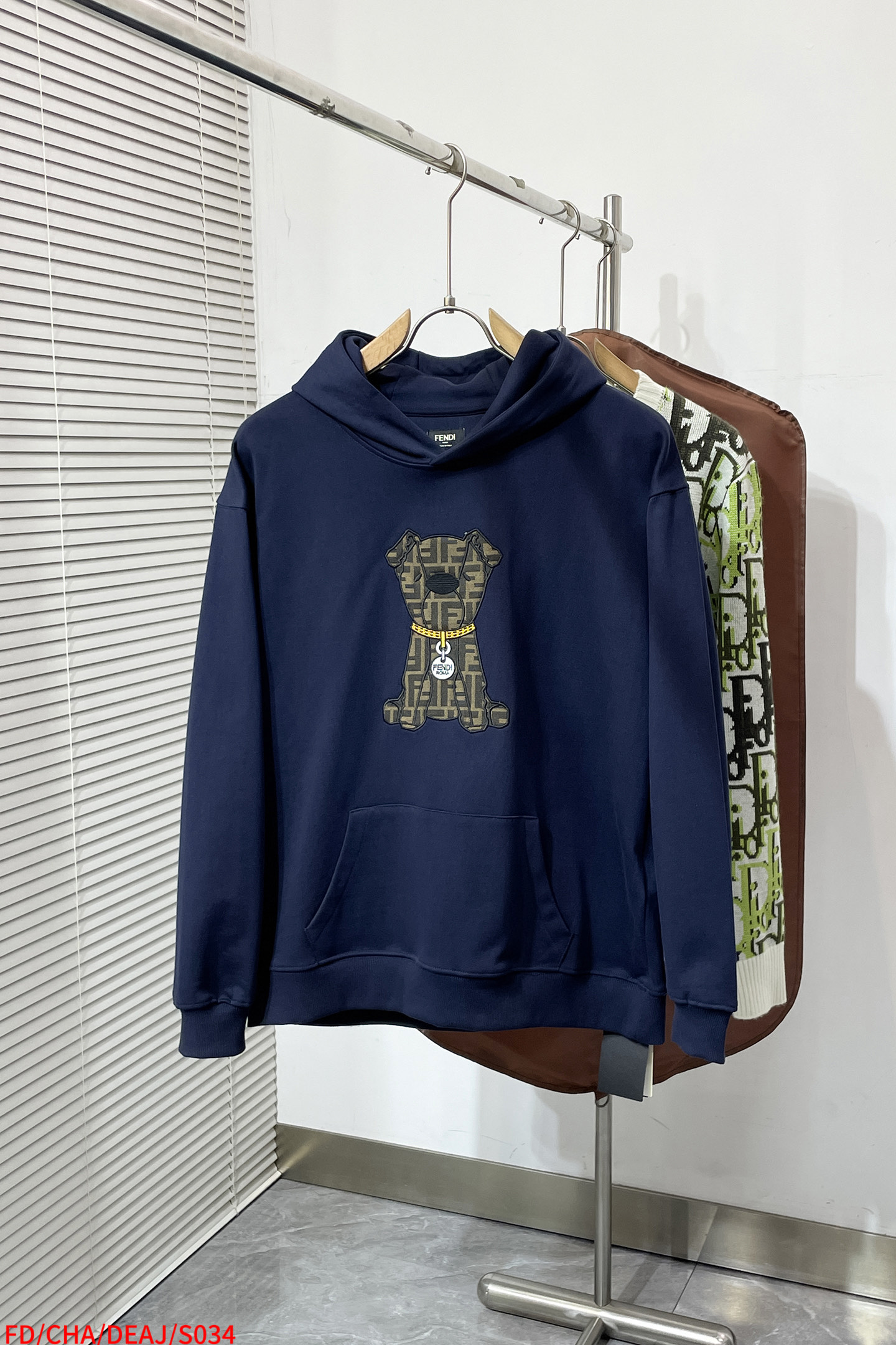 Fendi Male Hoodie Hooded S-xl