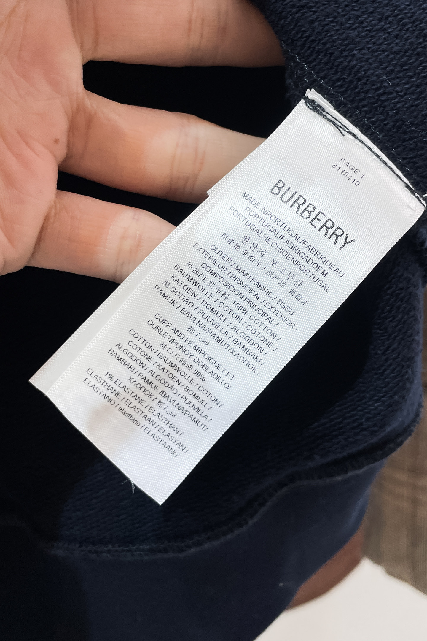 Burberry Hoodie Cotton Hooded S-xl