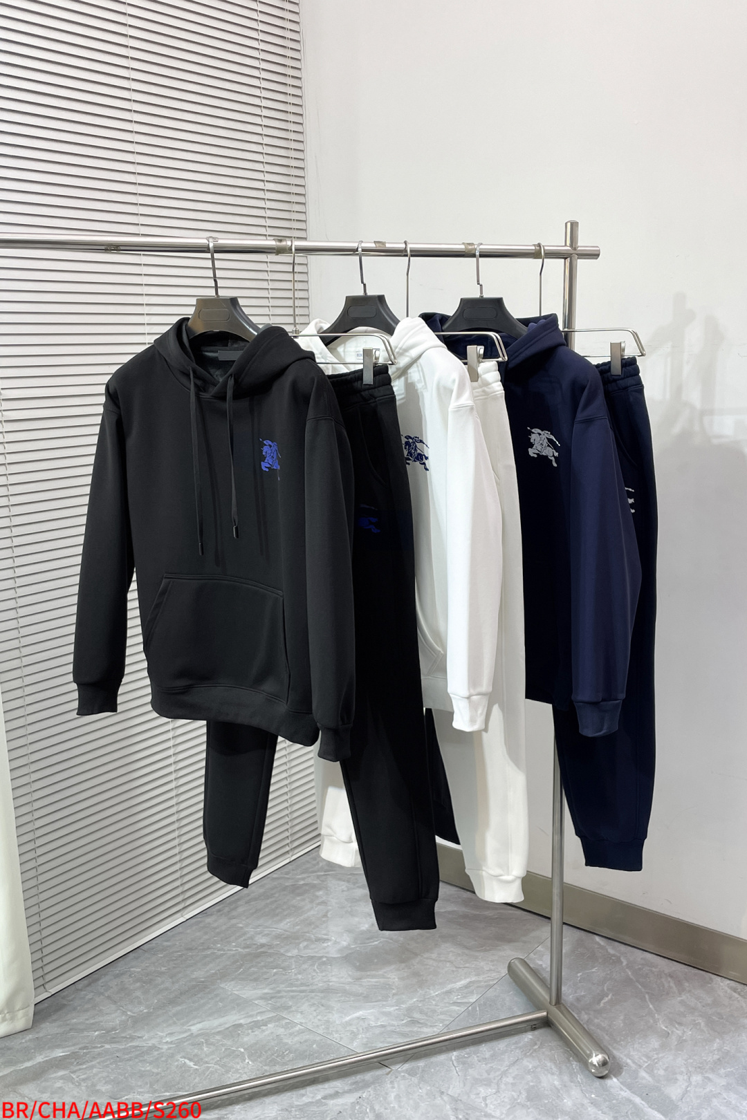 Burberry Couple Basic Clothing Cotton Black Hooded S-m-l-xl