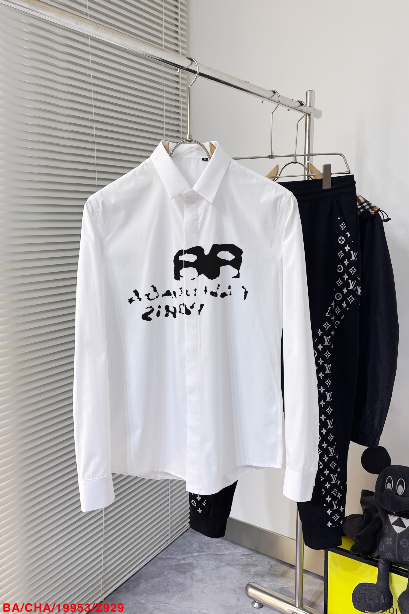 Balenciaga Couple Shirt Printed S-l