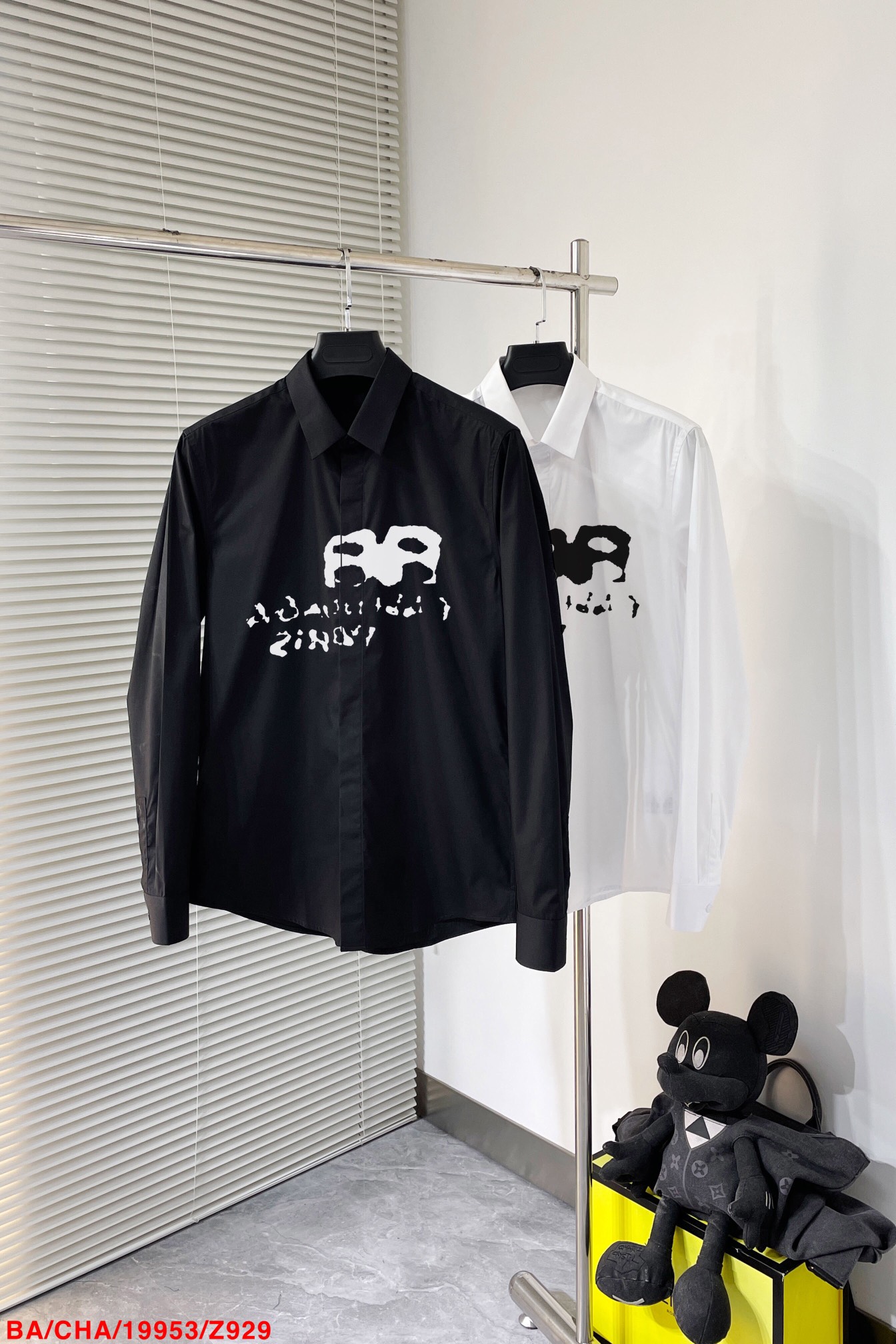 Balenciaga Couple Shirt Printed S-l