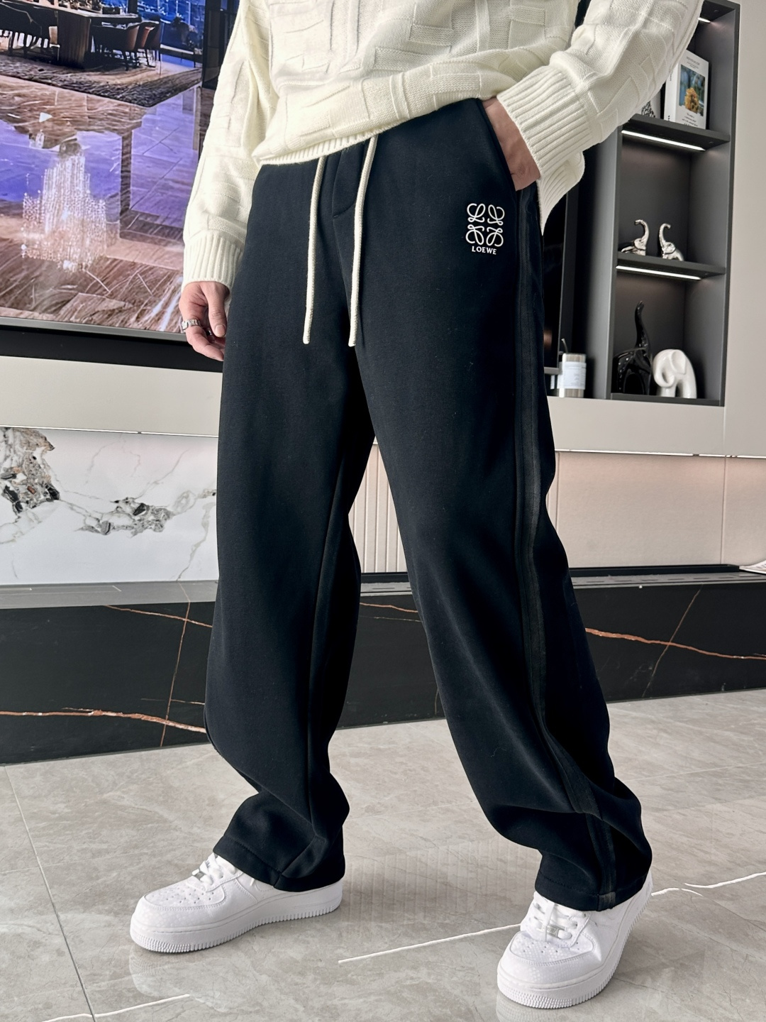 Loewe Male Basic Clothing Cotton Fleece Lined M-l-xxxl