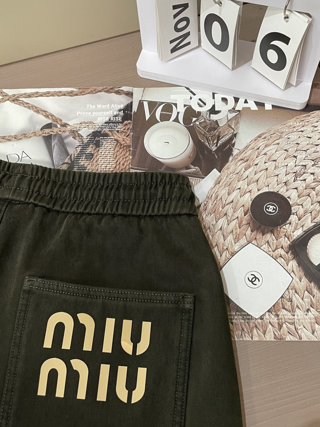 Miu Miu Male Basic Clothing Cotton Fleece Lined M