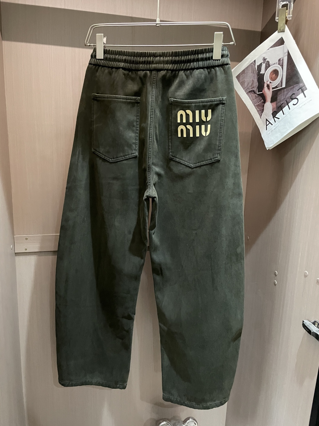 Miu Miu Male Basic Clothing Cotton Fleece Lined M