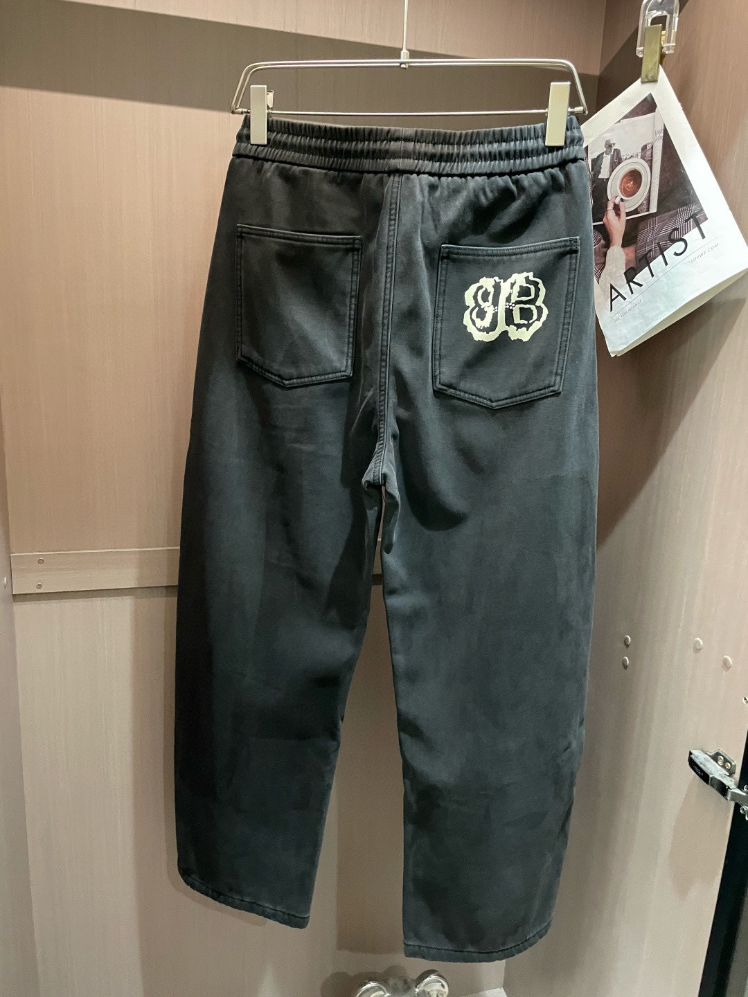 Balenciaga Male Basic Clothing Cotton Fleece Lined