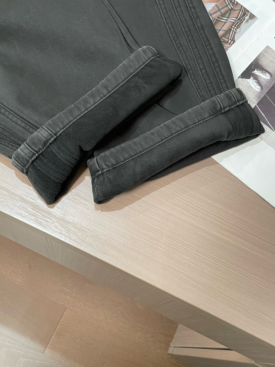 Balenciaga Male Basic Clothing Cotton Fleece Lined