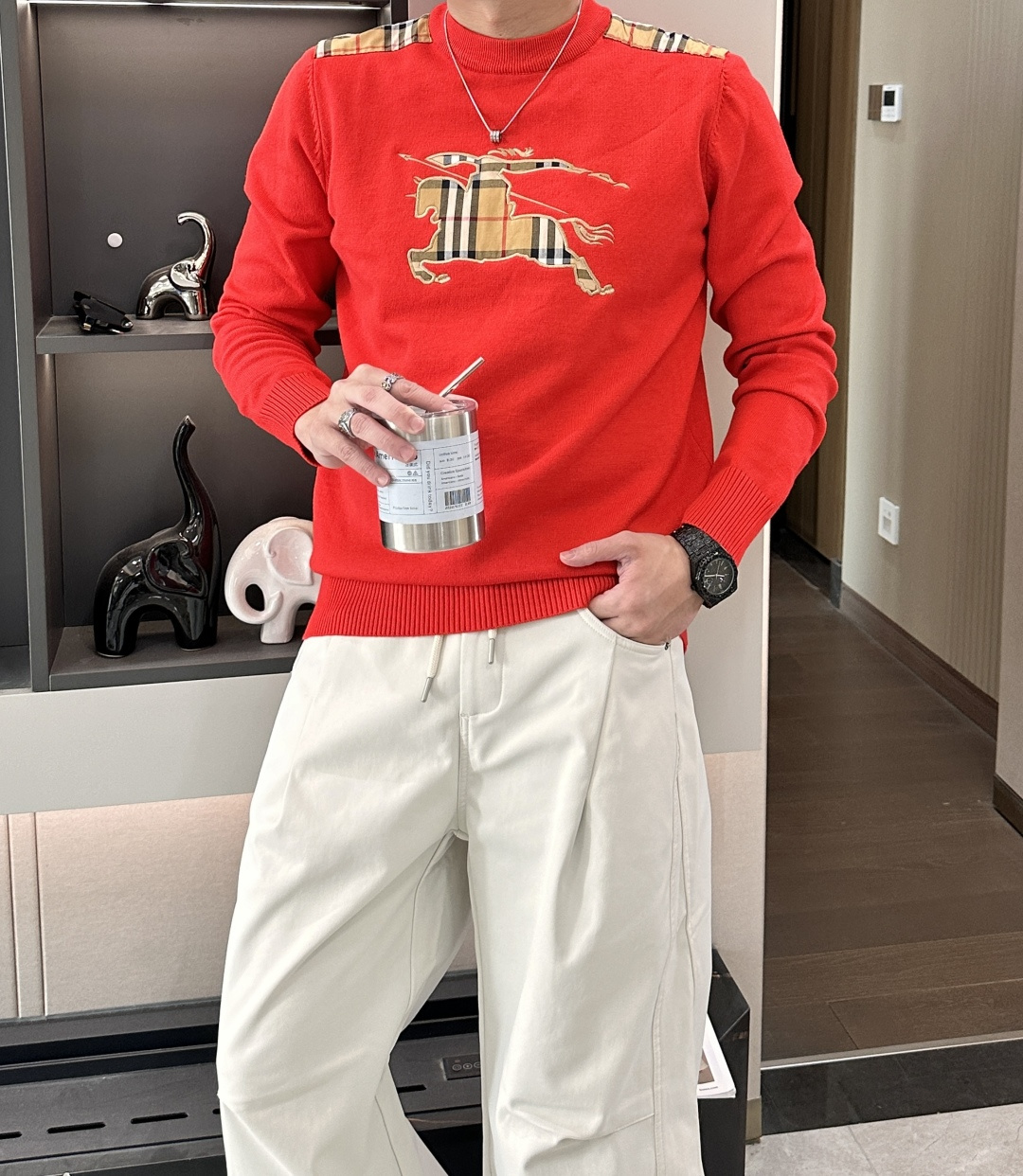 Burberry Basic Clothing Wool M-xl