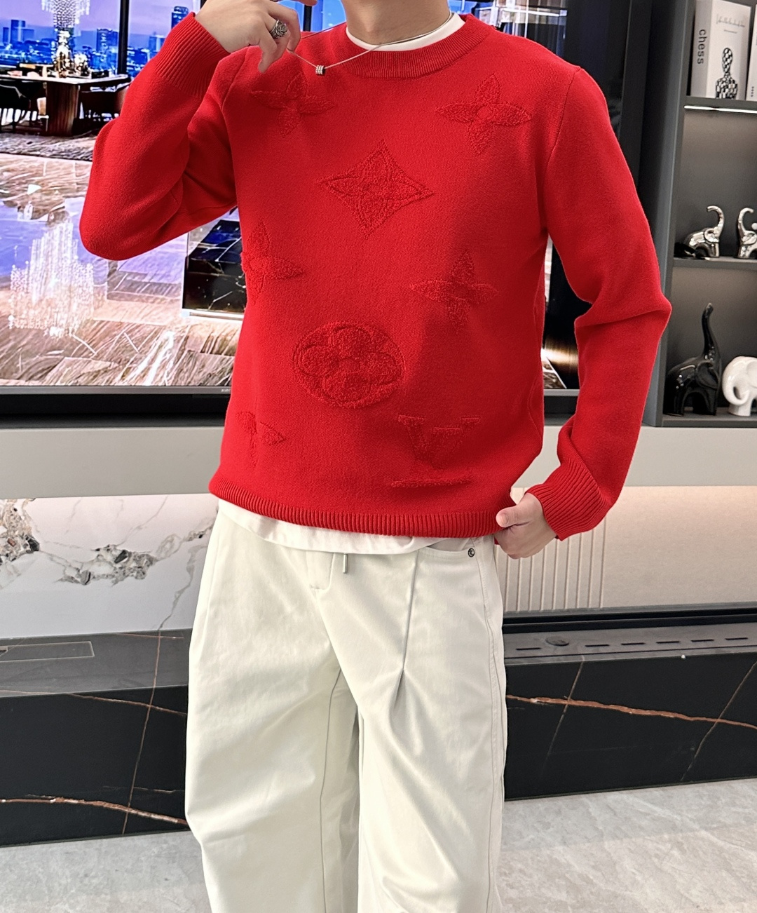 Louis Vuitton Basic Clothing Wool M-l-xl