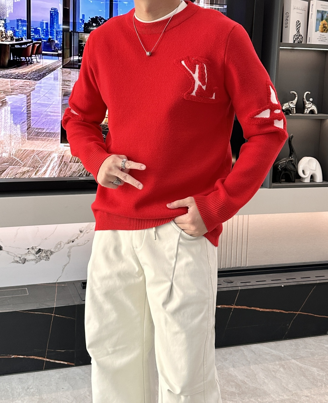 Louis Vuitton Basic Clothing Wool M-l-xl