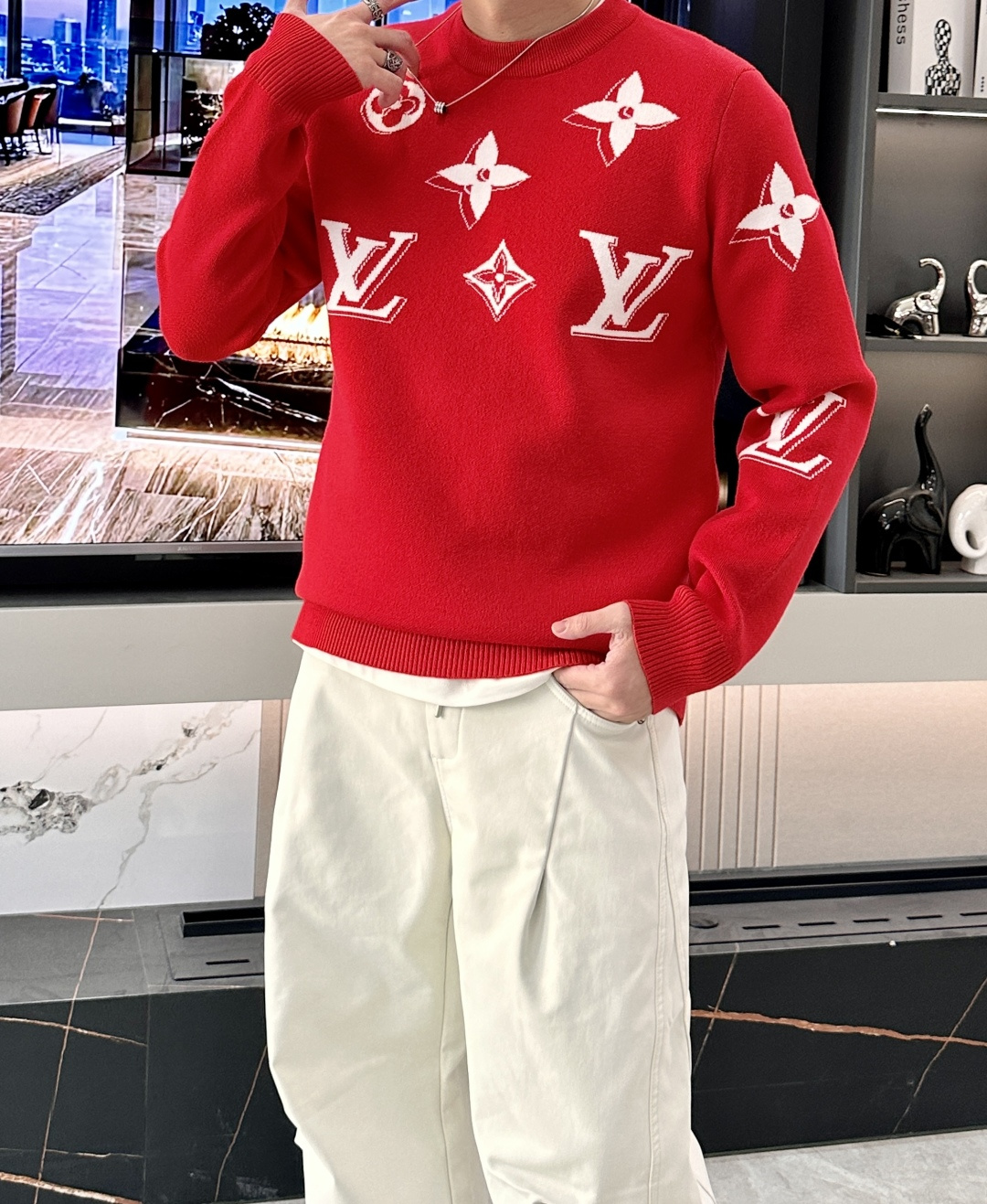 Louis Vuitton Basic Clothing Wool M-l-xl