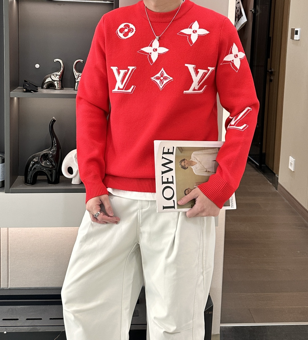 Louis Vuitton Basic Clothing Wool M-l-xl
