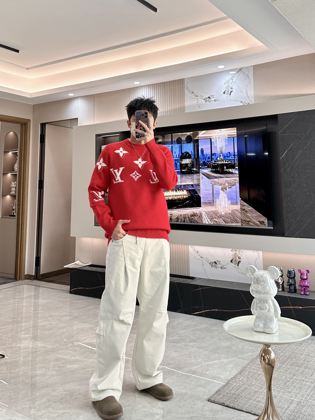 Louis Vuitton Basic Clothing Wool M-l-xl