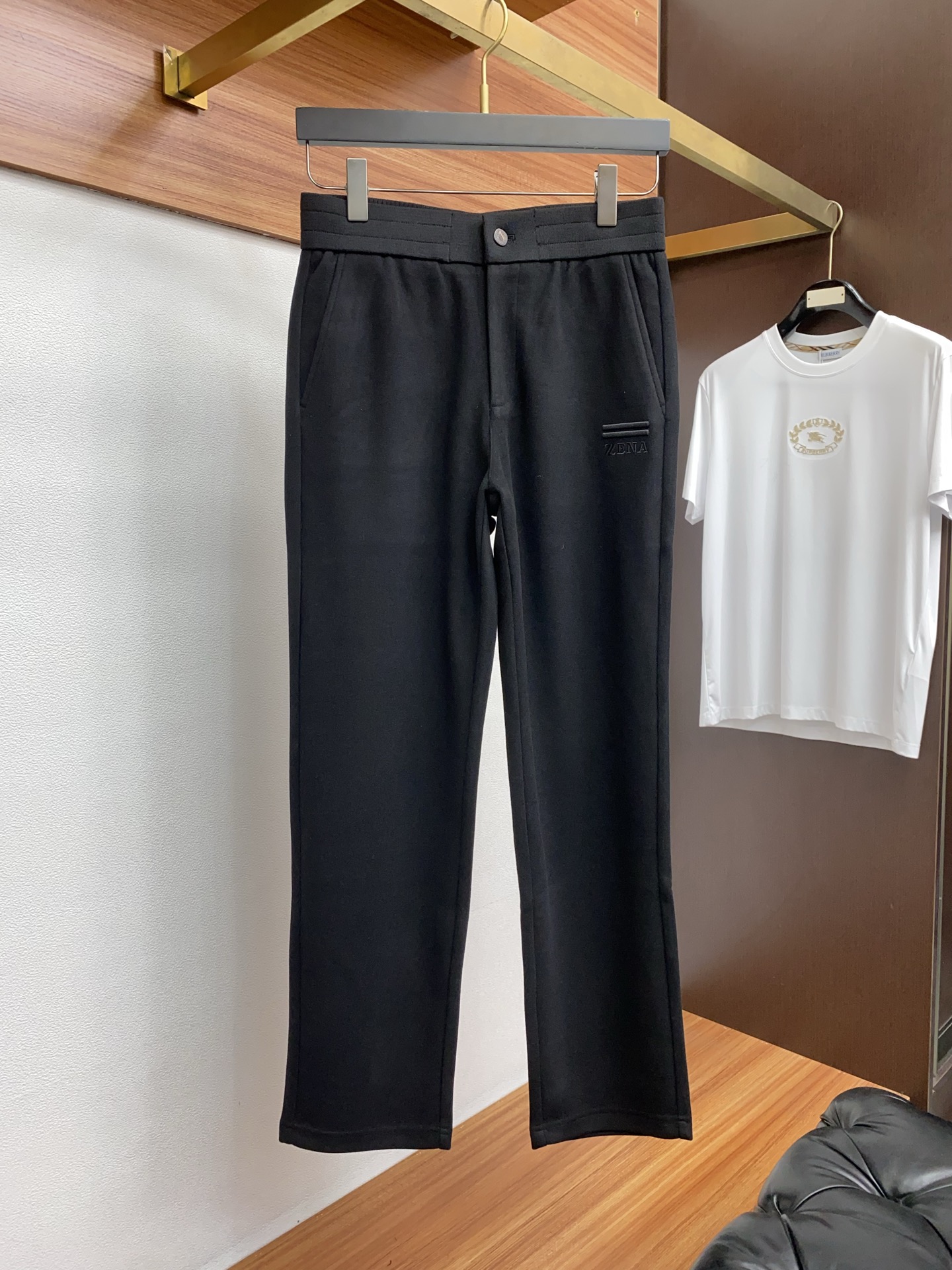Ermenegildo Zegna Male Sports Pants Wool