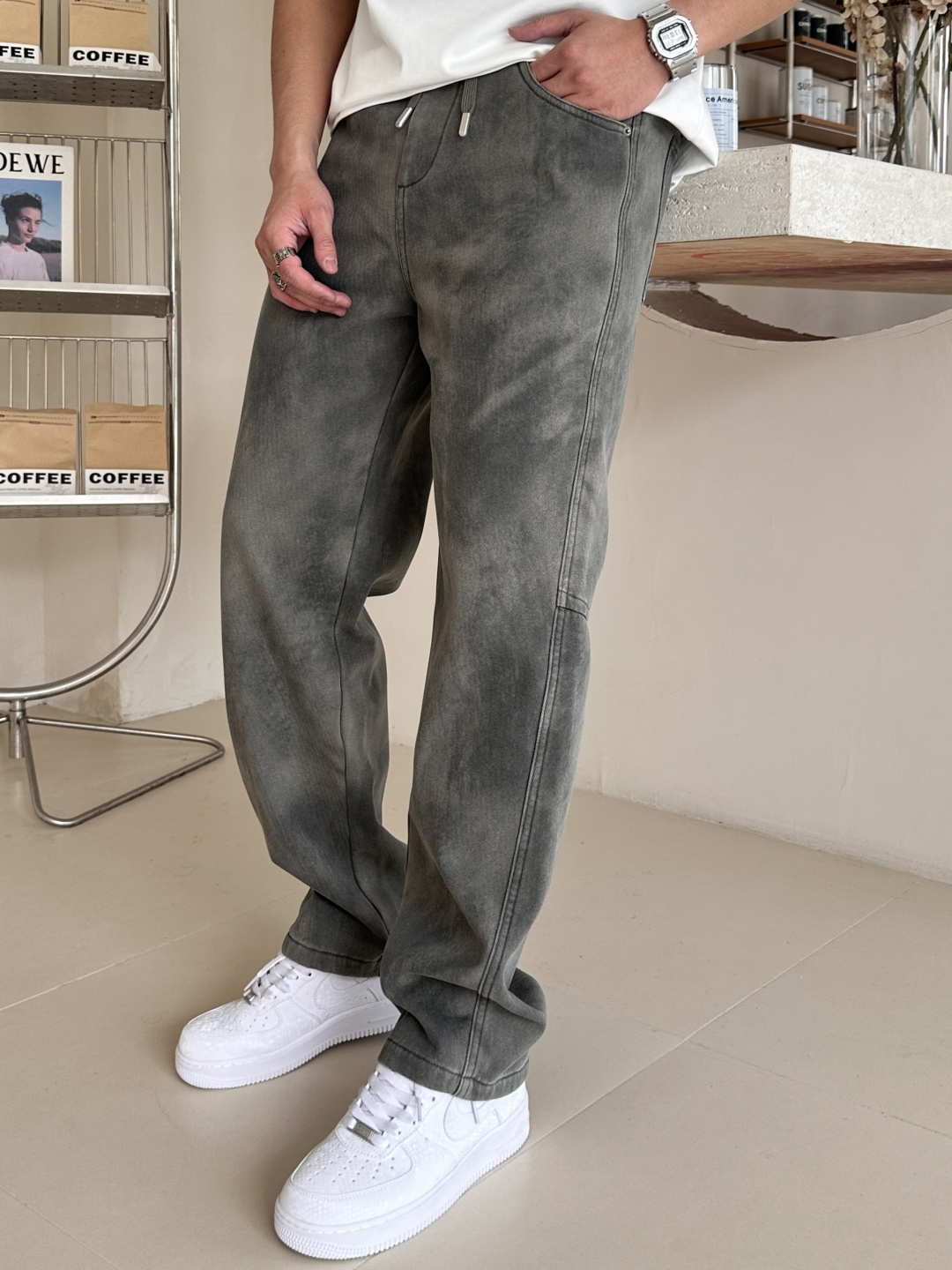 Louis Vuitton Male Basic Clothing Cotton Fleece Lined L