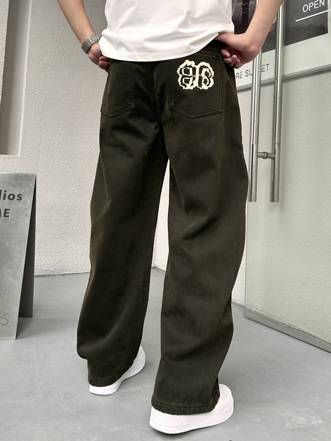 Balenciaga Male Basic Clothing Cotton Fleece Lined
