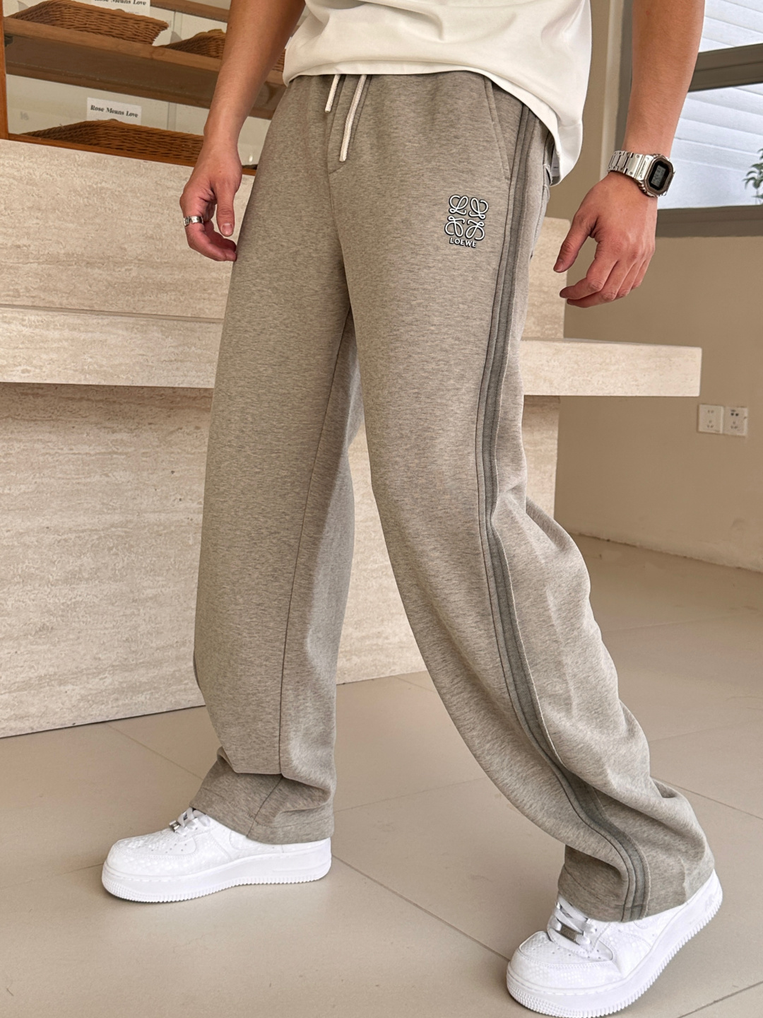 Loewe Male Basic Clothing Cotton Fleece Lined M-l-xxxl