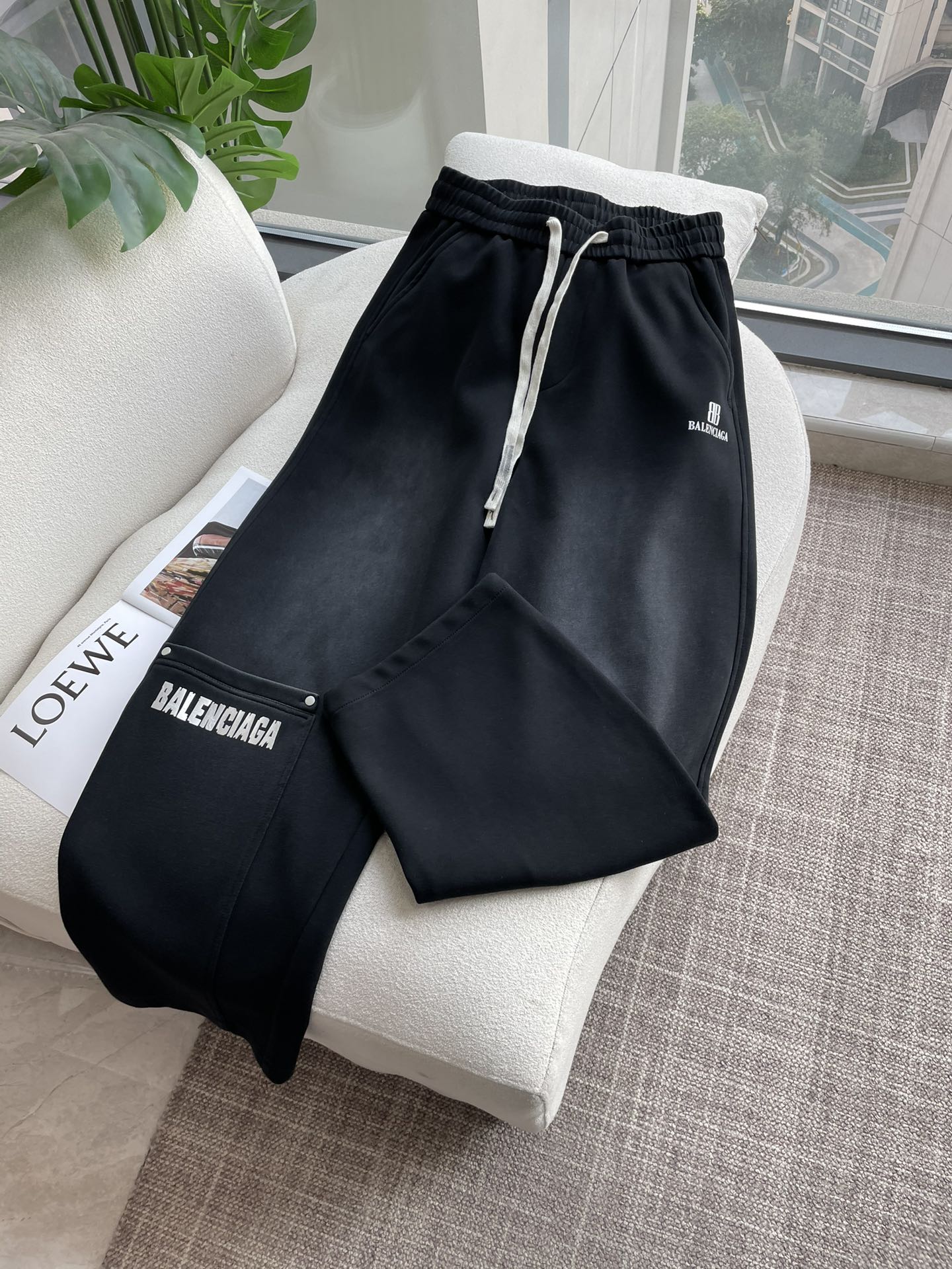 Balenciaga Male Basic Clothing Cotton Fleece Lined M-xxxl