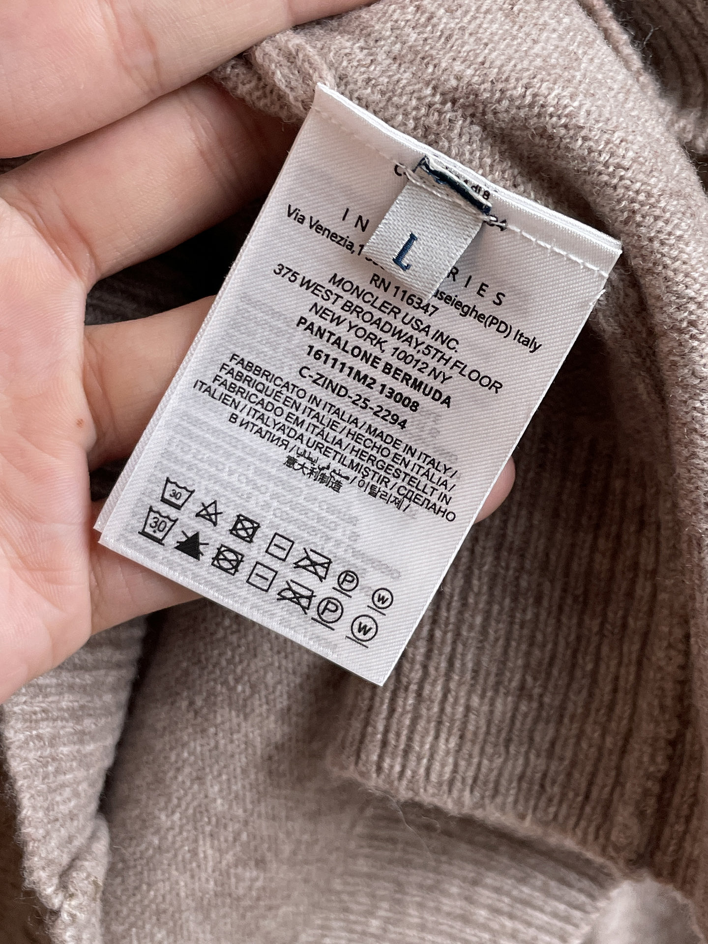 Moncler Basic Clothing Wool S-m-l-xl