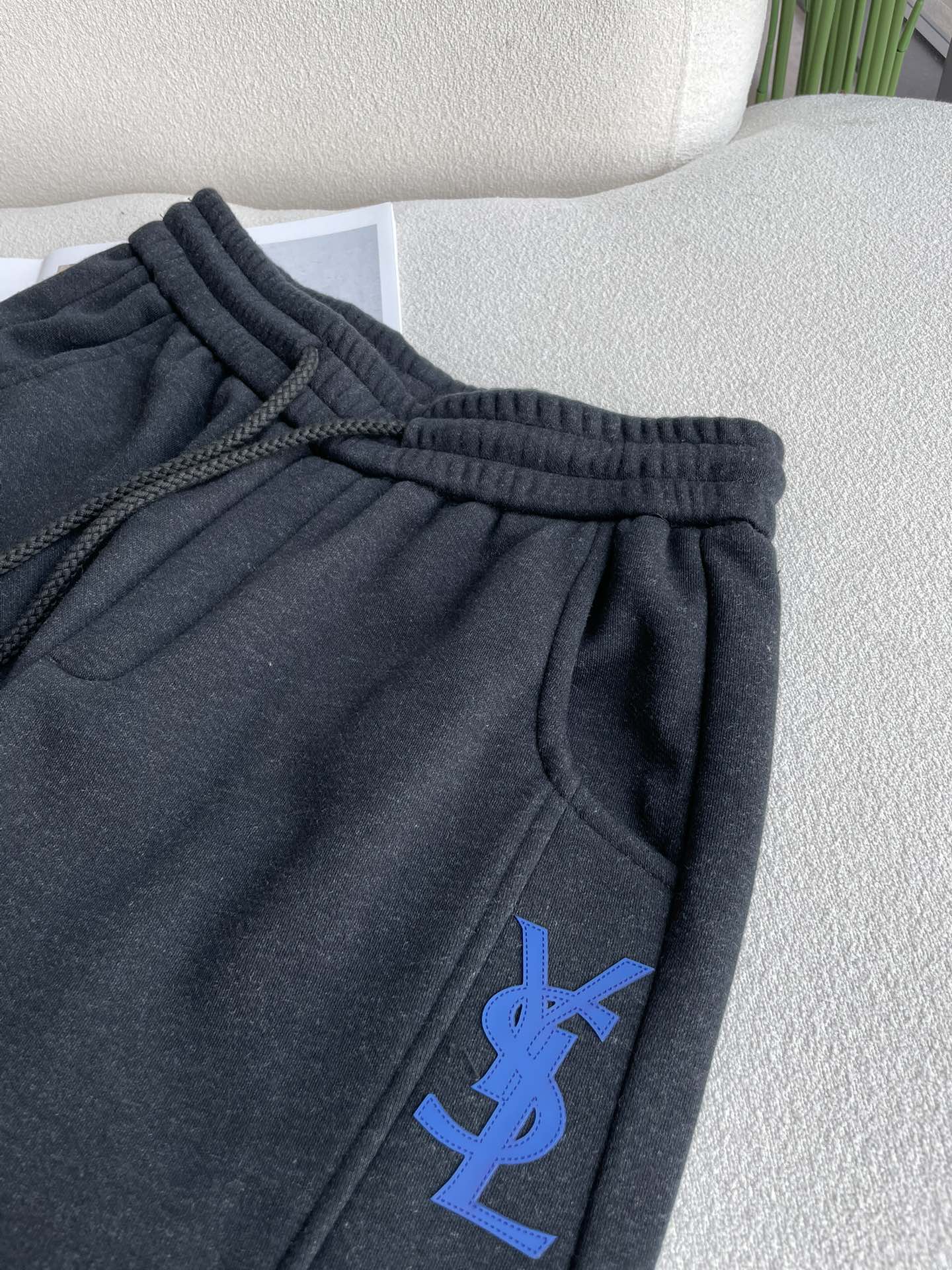 Saint Laurent Male Basic Clothing Cotton Fleece Lined M-xxxl