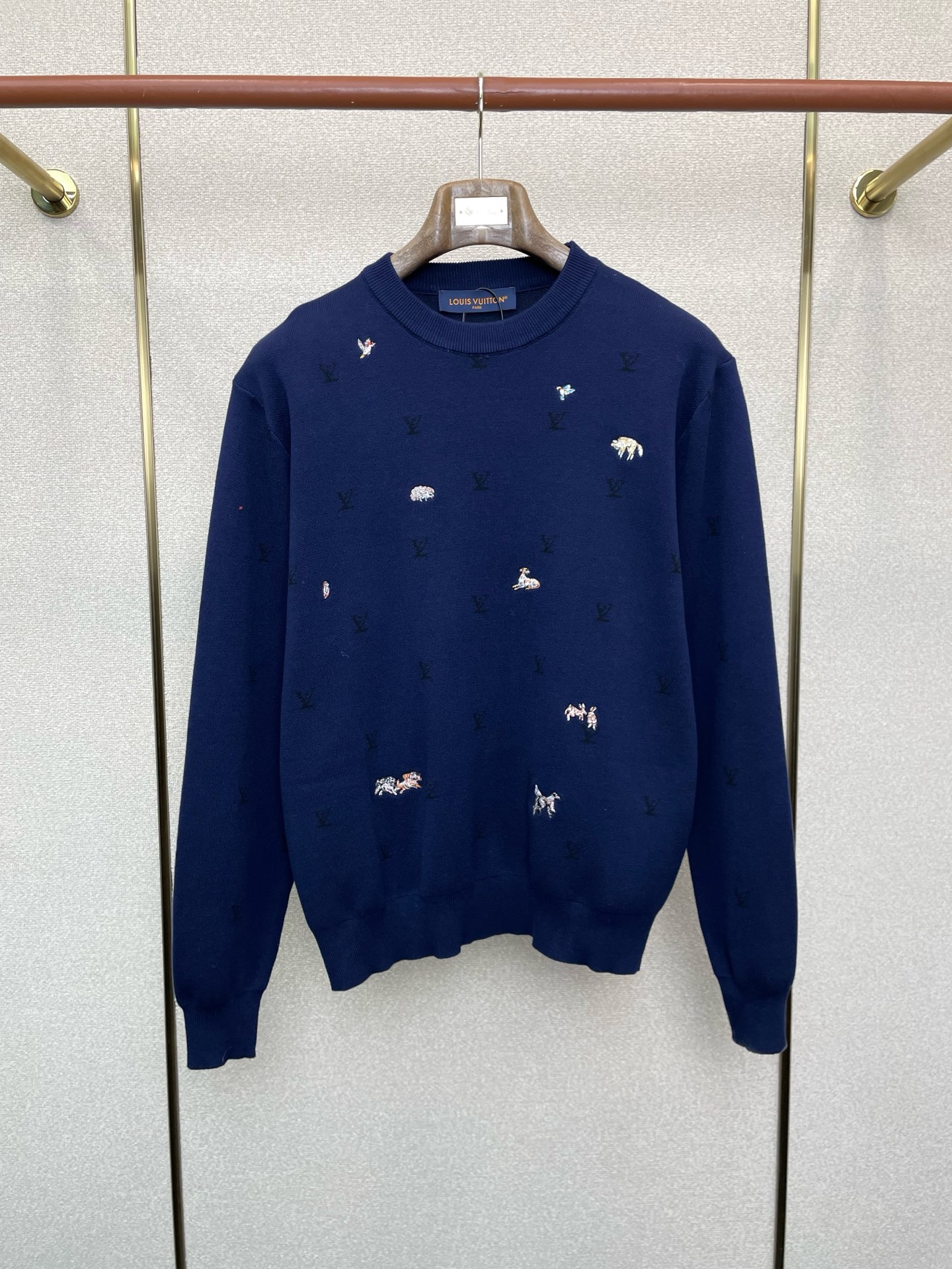 Louis Vuitton Male Basic Clothing Knitted S-l-xl