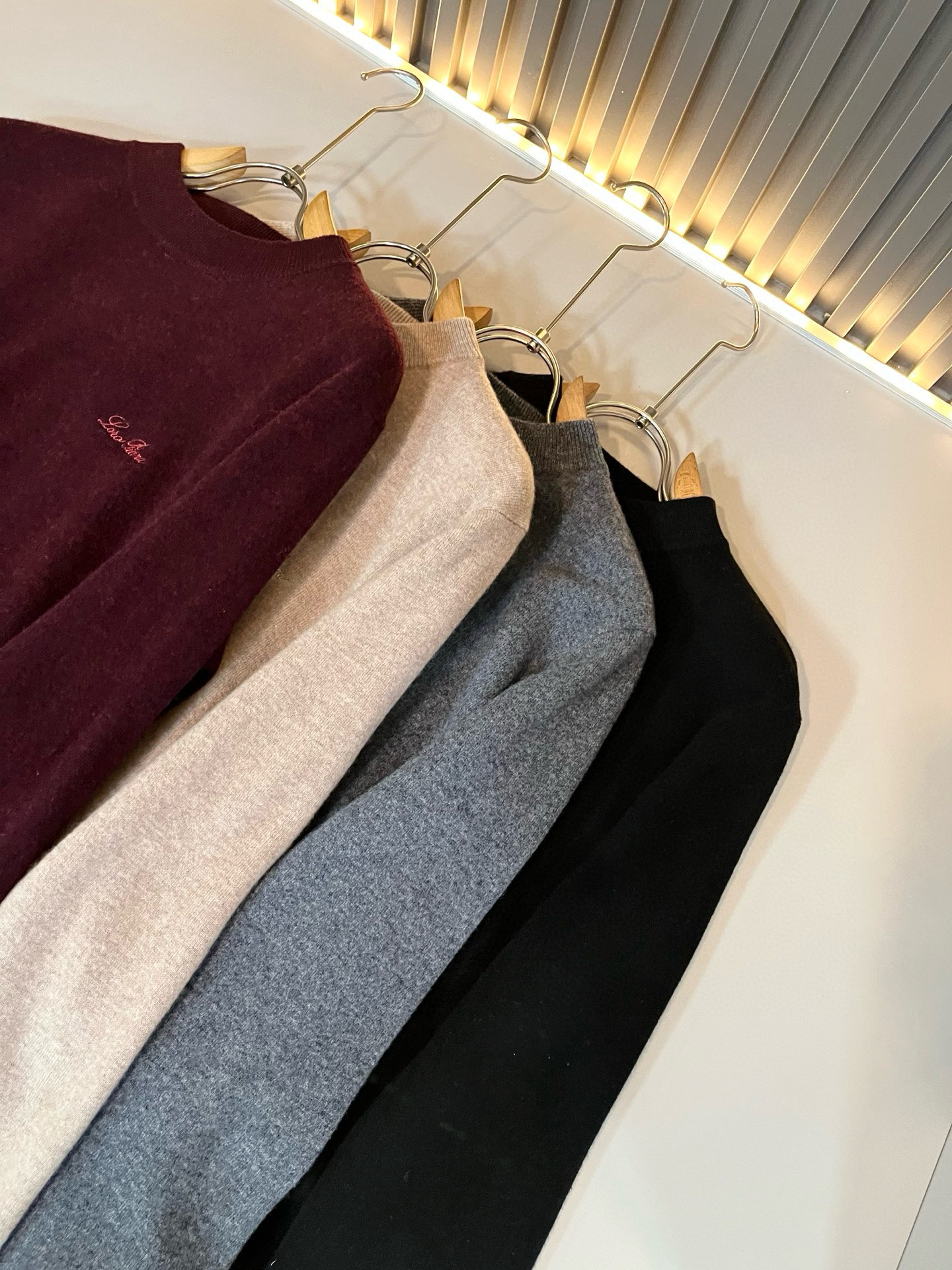 Loro Piana Male Basic Clothing Wool M-l-xl