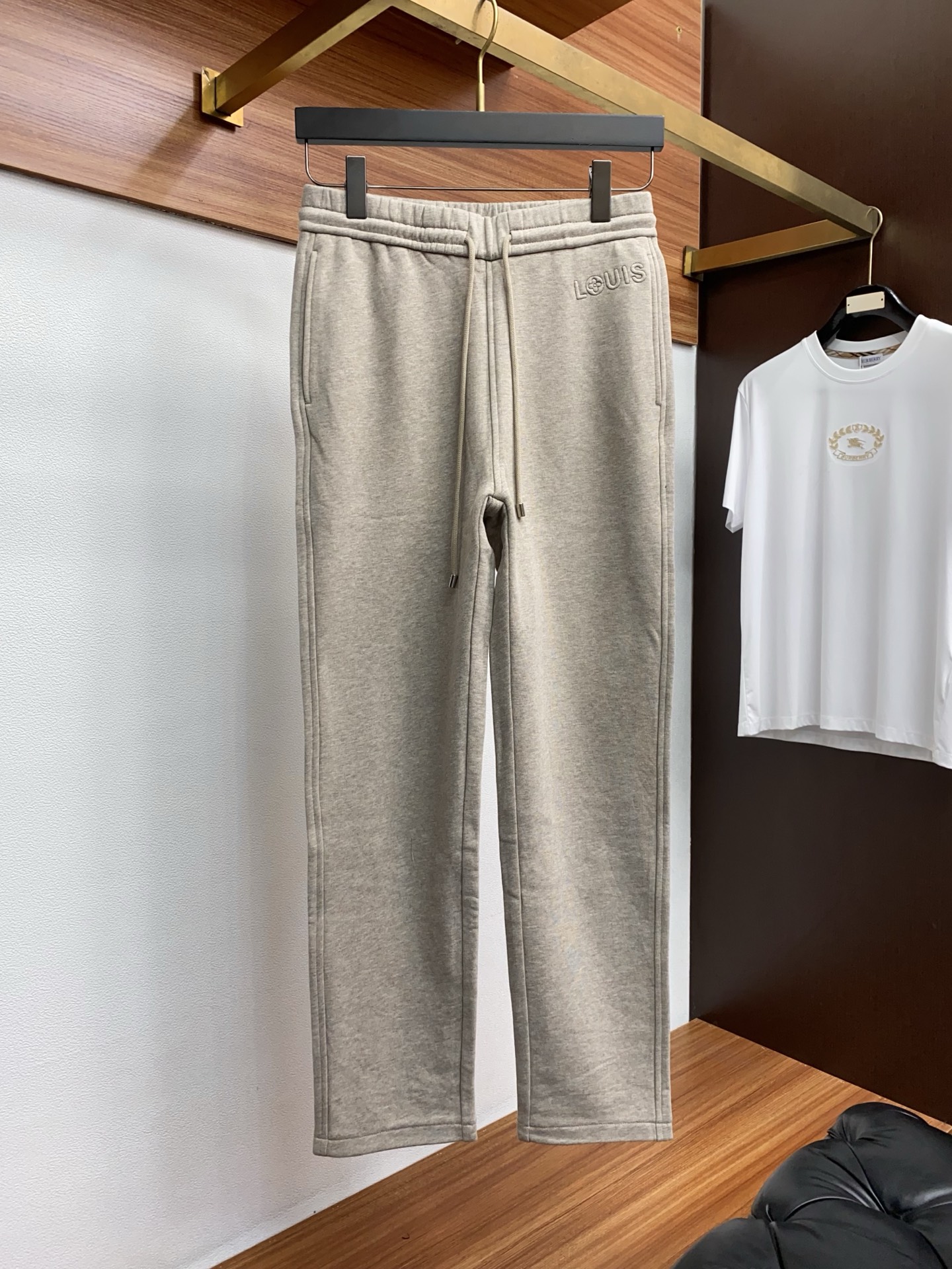 Louis Vuitton Male Sports Pants Wool