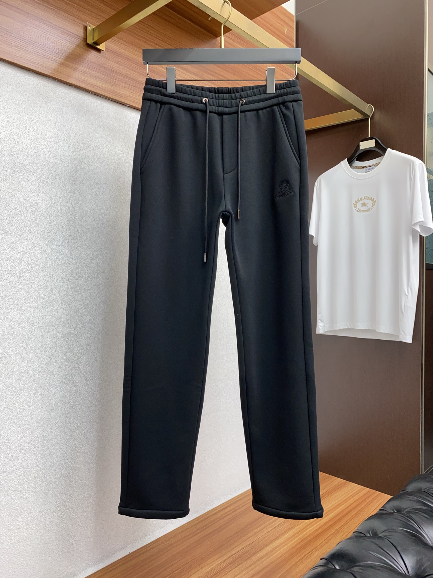Loro Piana Basic Clothing Cotton Fleece Lined L