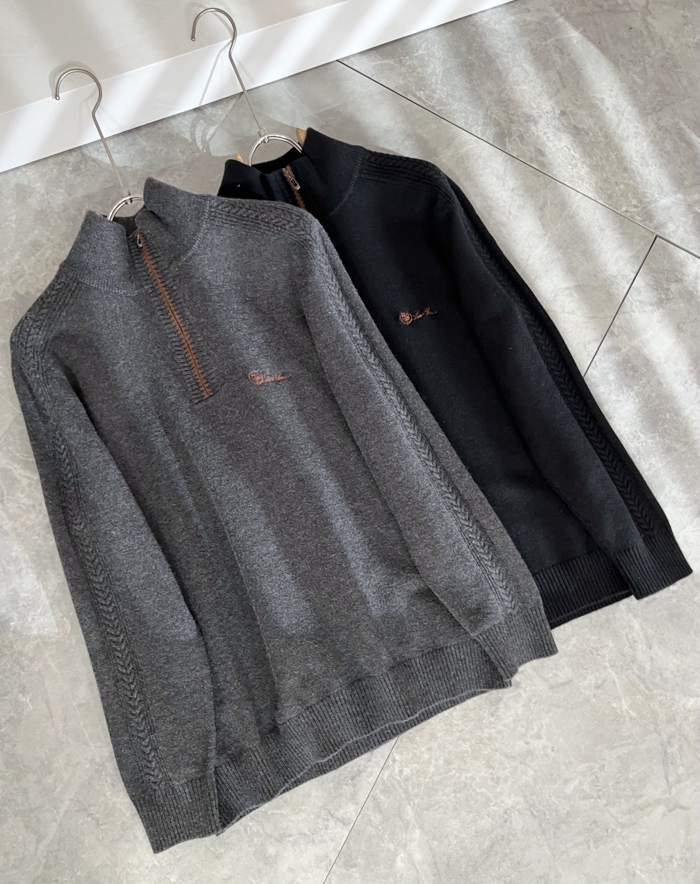 Loro Piana Male Basic Clothing Wool M-l-xl