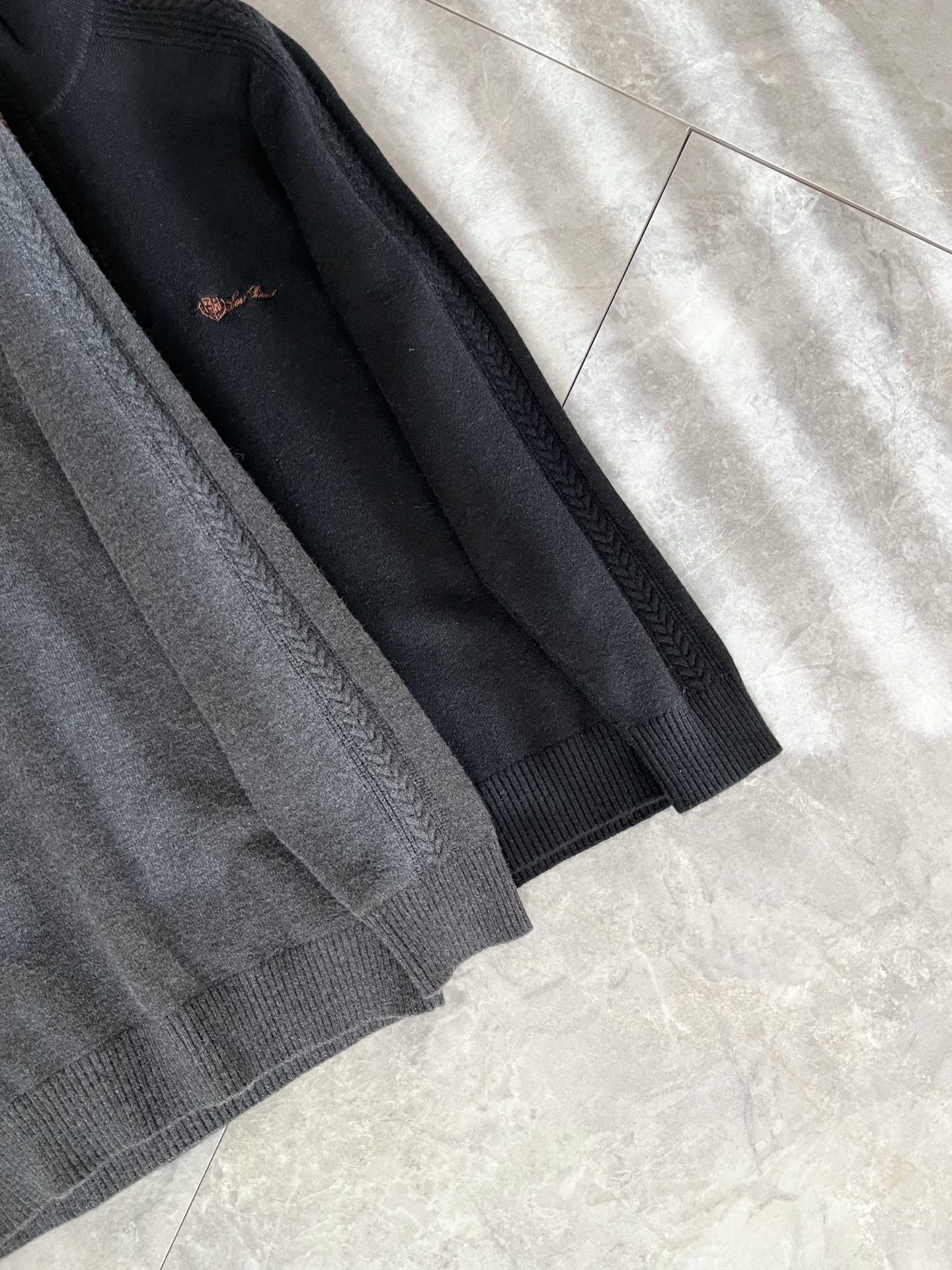 Loro Piana Male Basic Clothing Wool M-l-xl