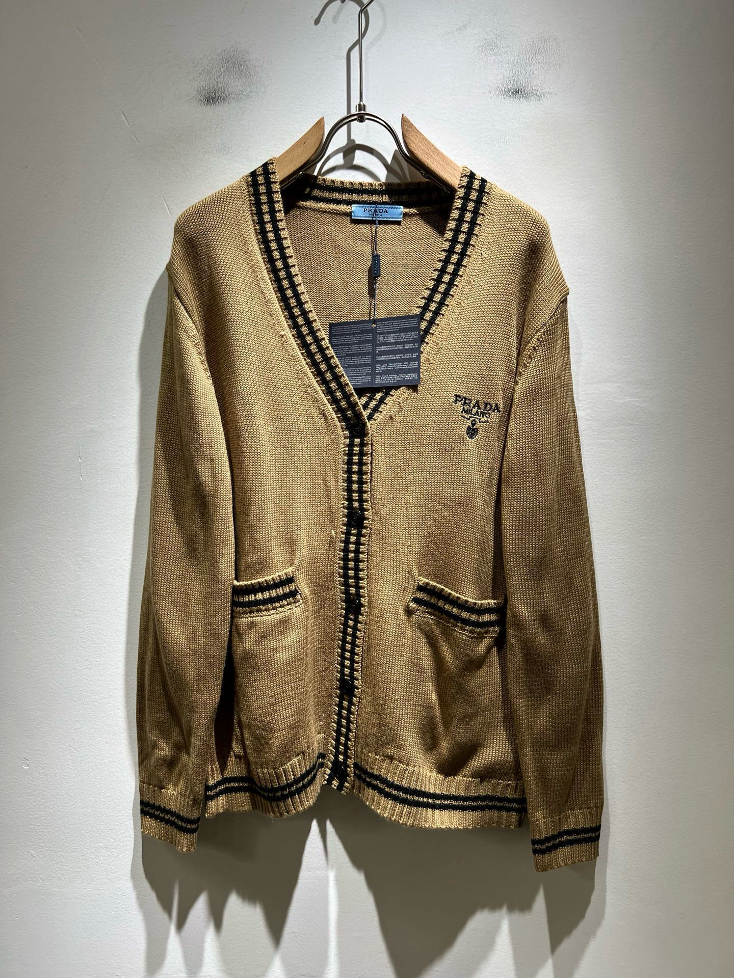 Prada Male Basic Clothing Wool M-l-xl