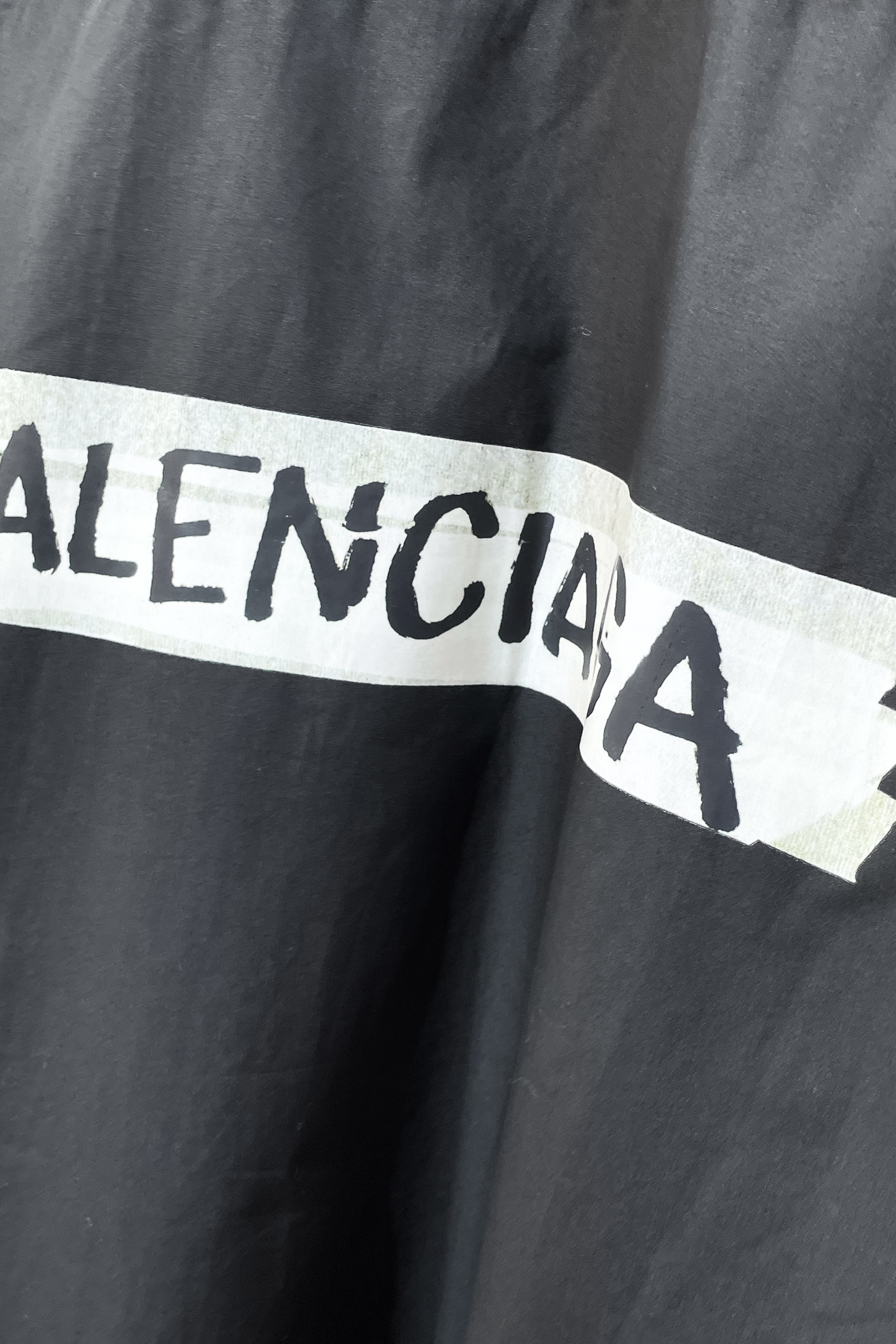 Balenciaga Couple Shirt Black Printed S-m-l-xl