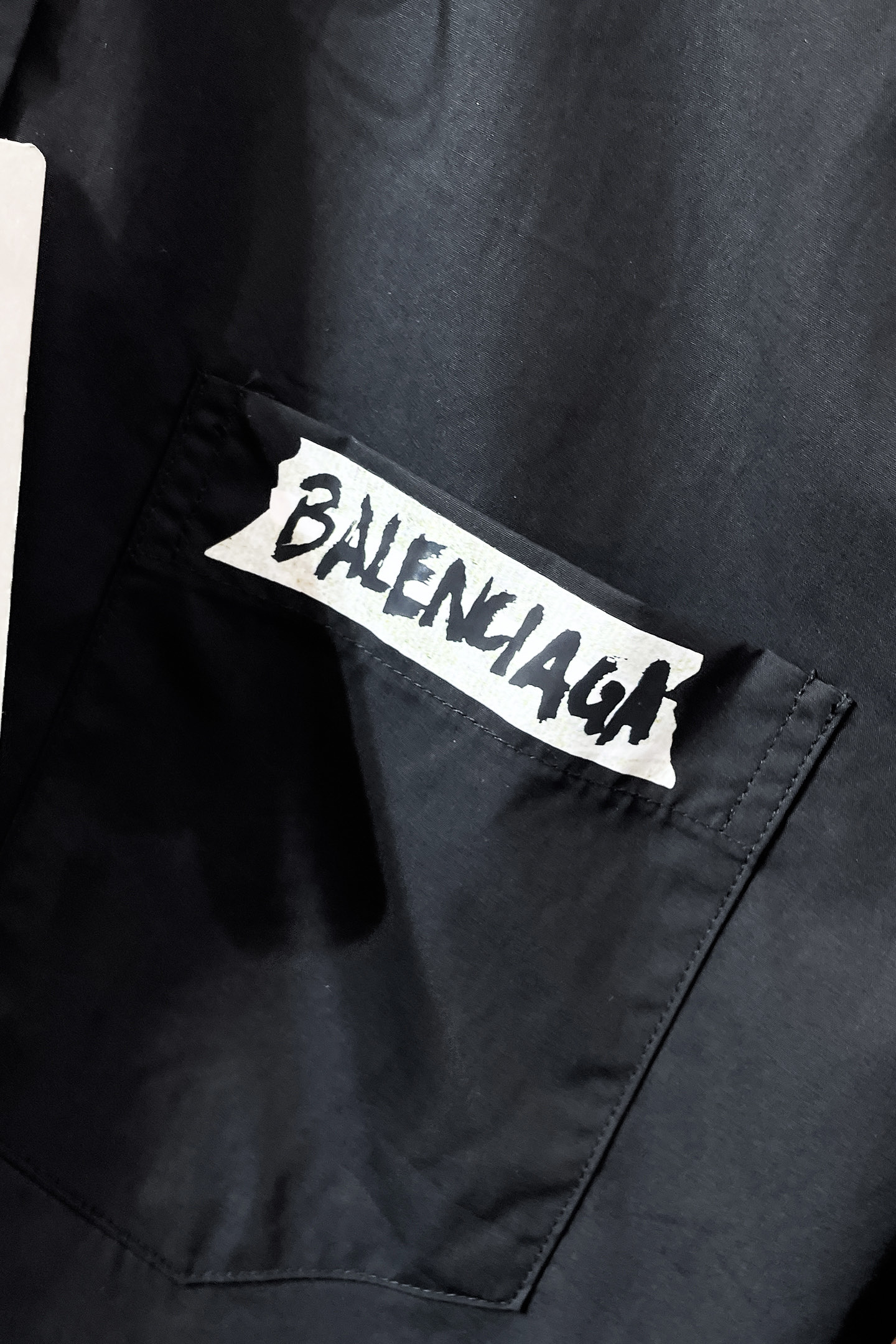 Balenciaga Couple Shirt Black Printed S-m-l-xl