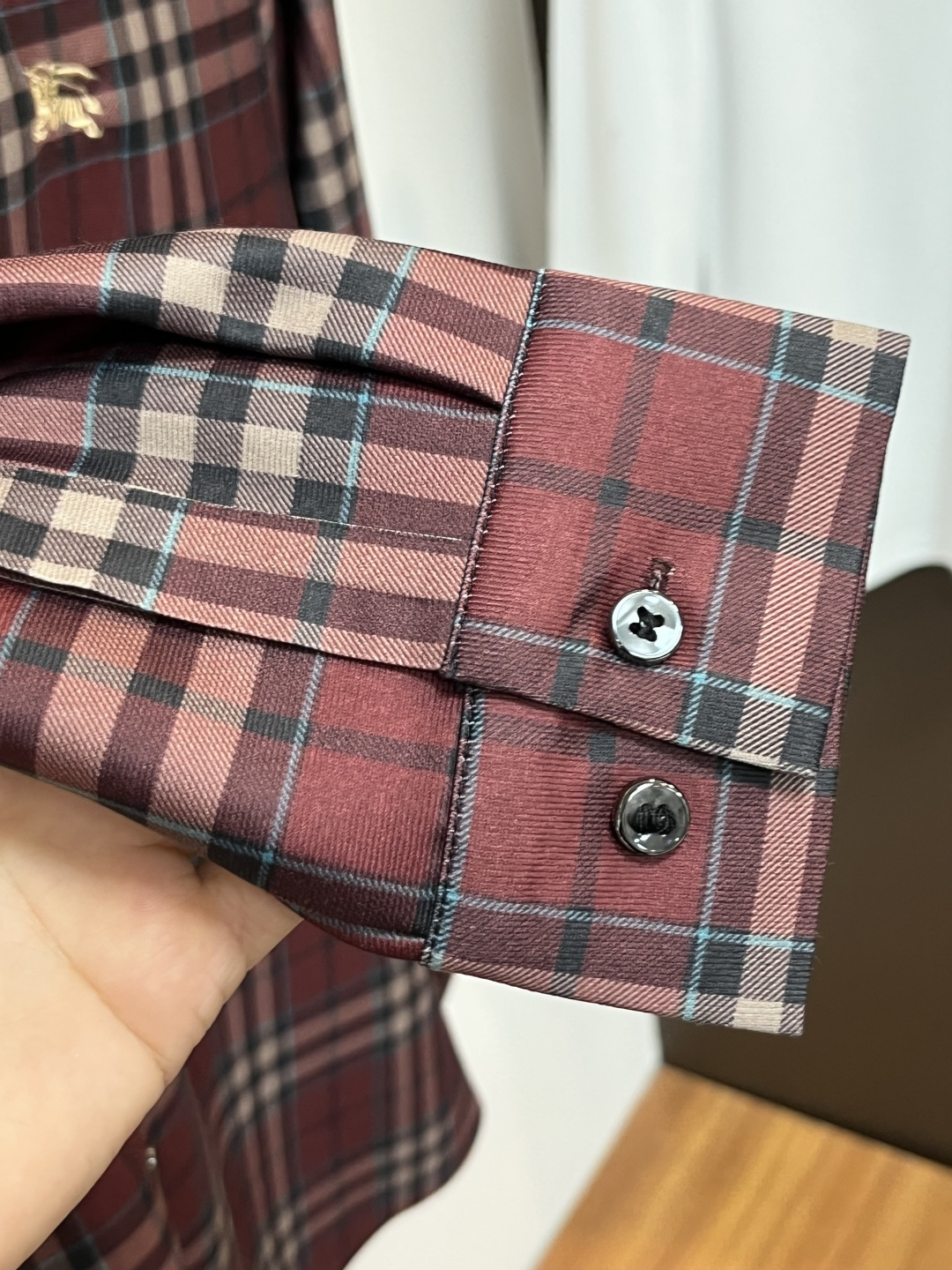 Burberry Shirt Fleece Lined M-xl