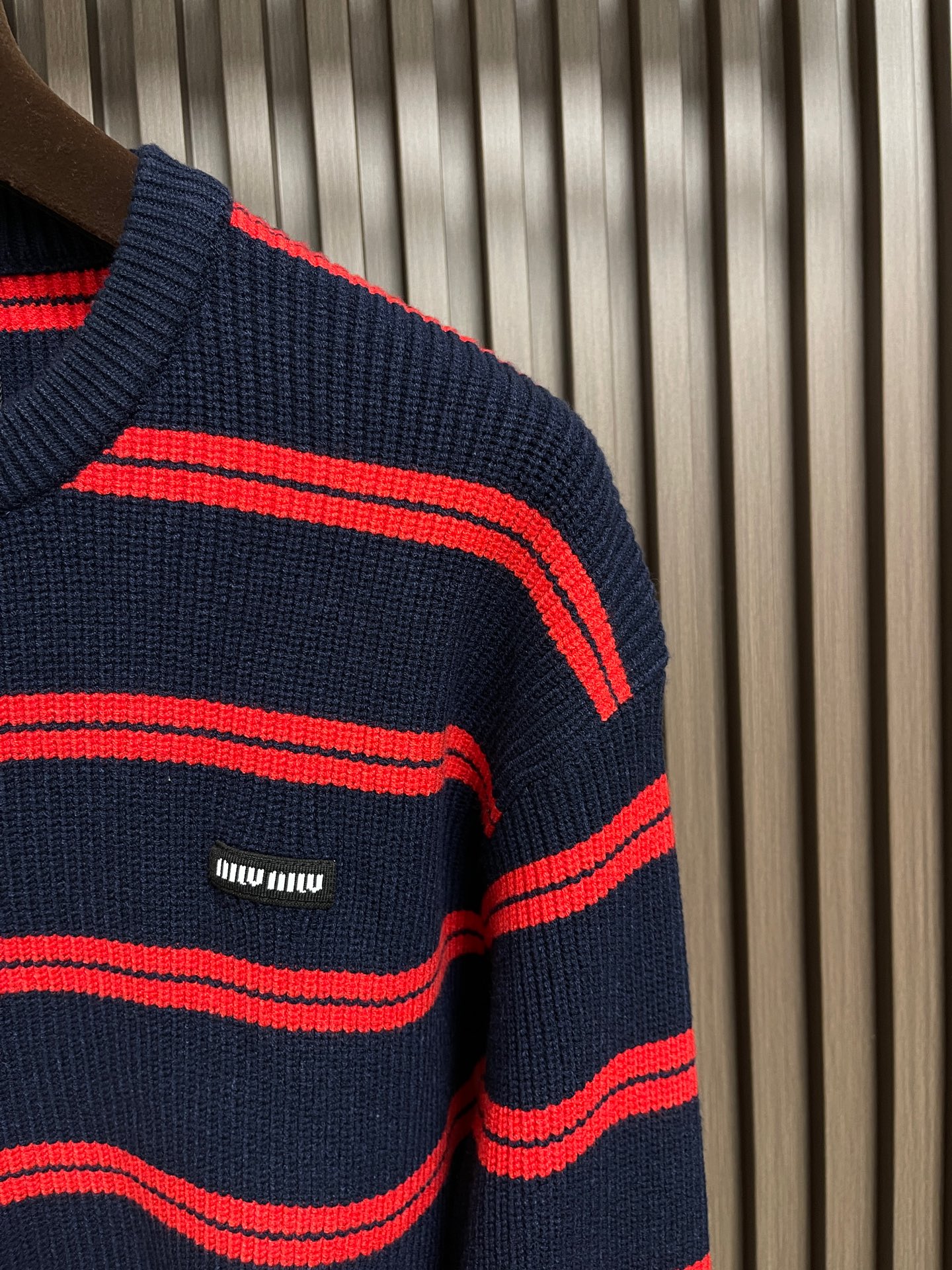 Miu Miu Basic Clothing Knitted Striped S-m-l-xl