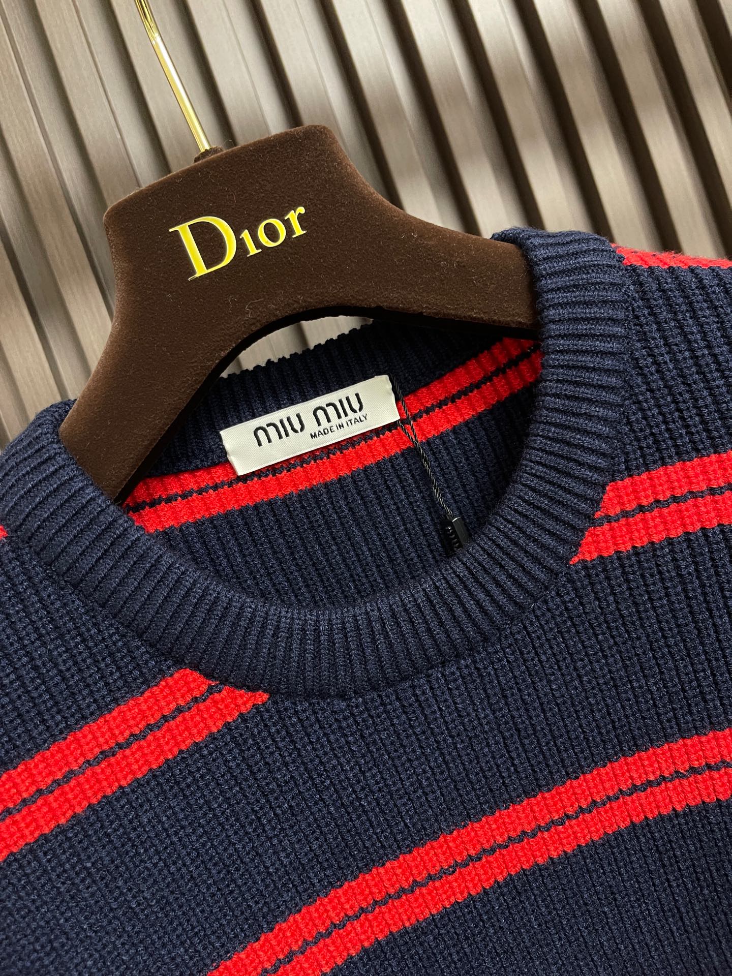 Miu Miu Basic Clothing Knitted Striped S-m-l-xl