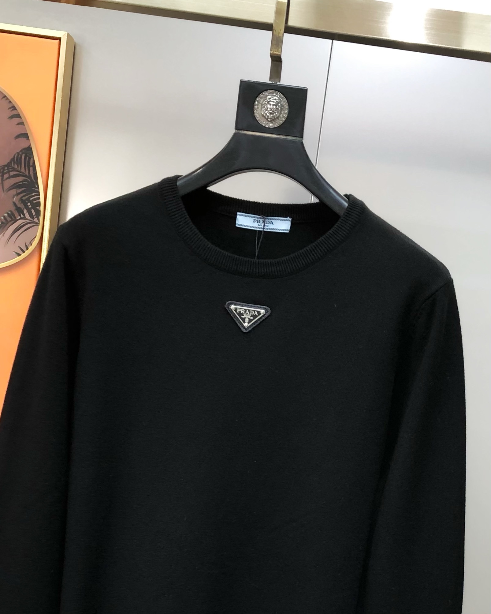 Prada Male Basic Clothing Wool Black M-l-xl