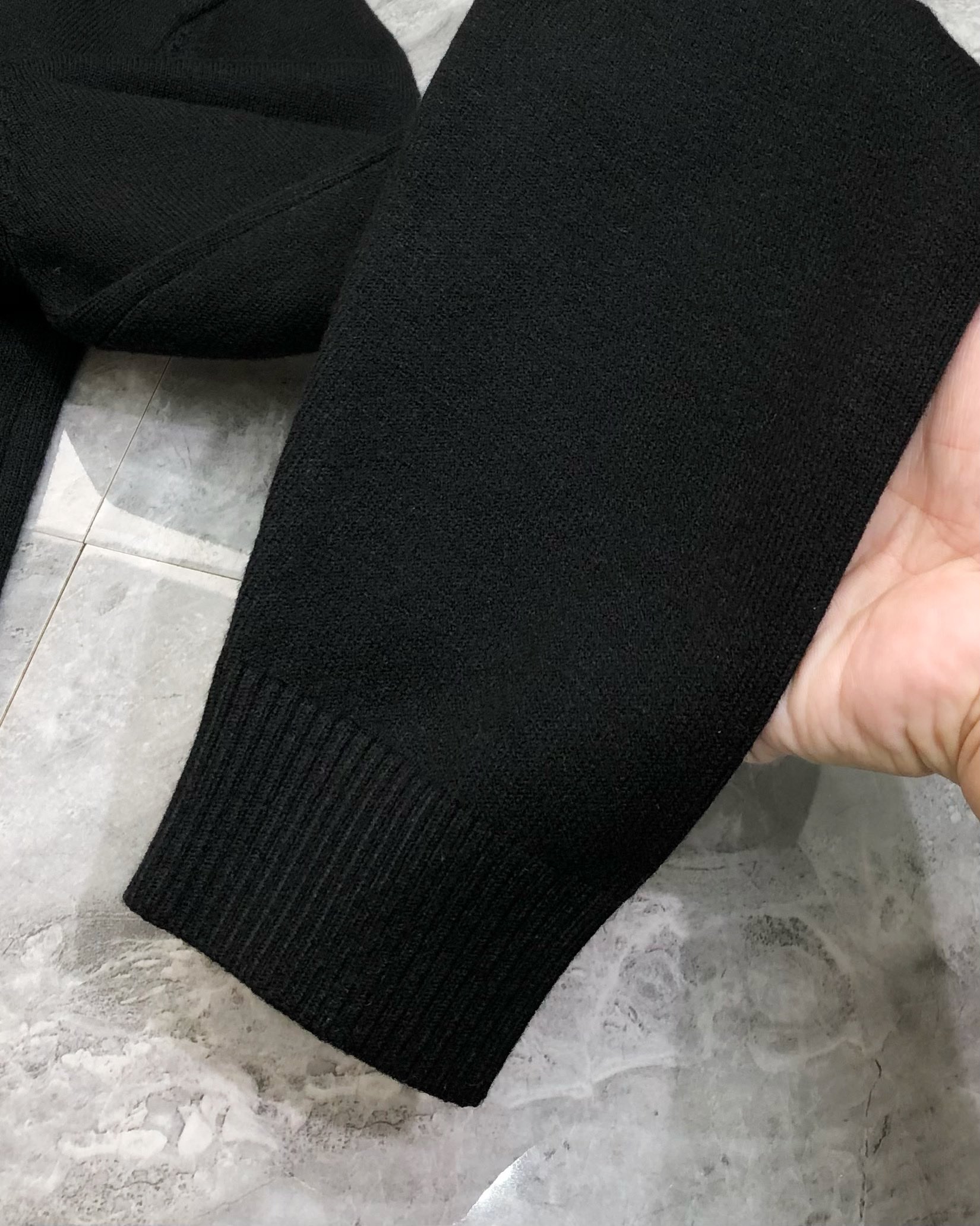 Prada Male Basic Clothing Wool Black M-l-xl