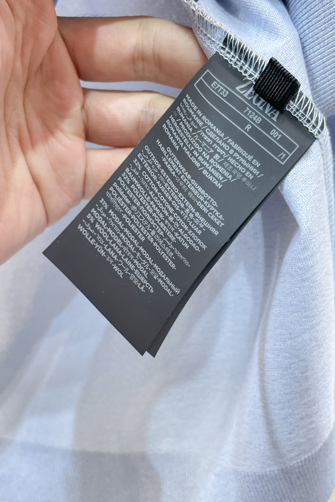 Ermenegildo Zegna Male Basic Clothing S-m-xl