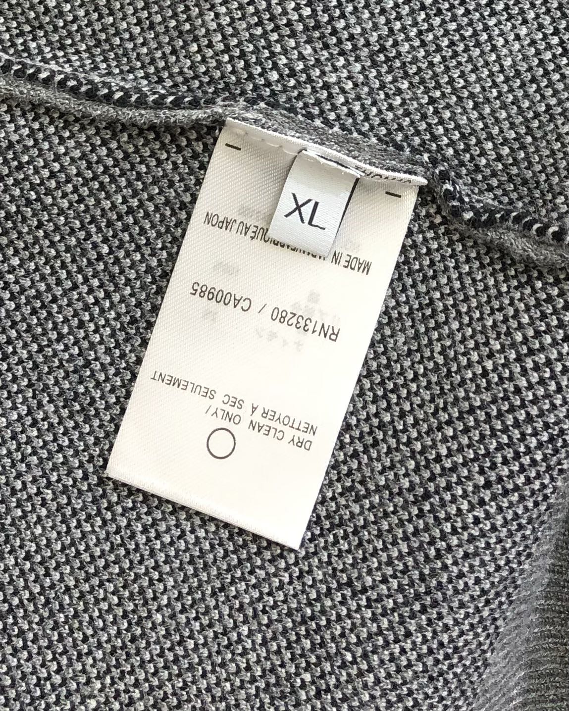 Thom Browne Male Basic Clothing Wool Gray M-l-xl
