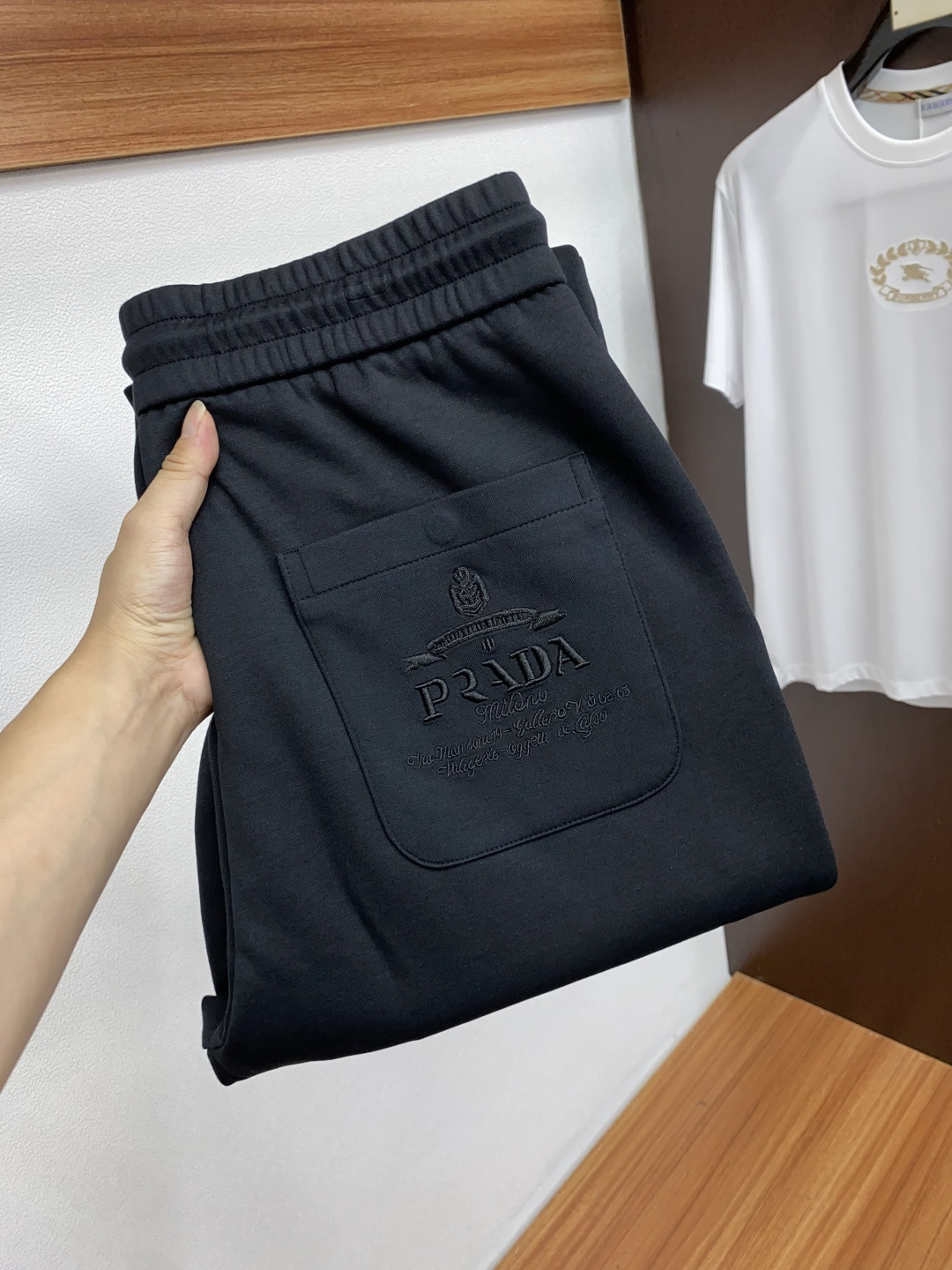 Prada Male Sports Pants Wool