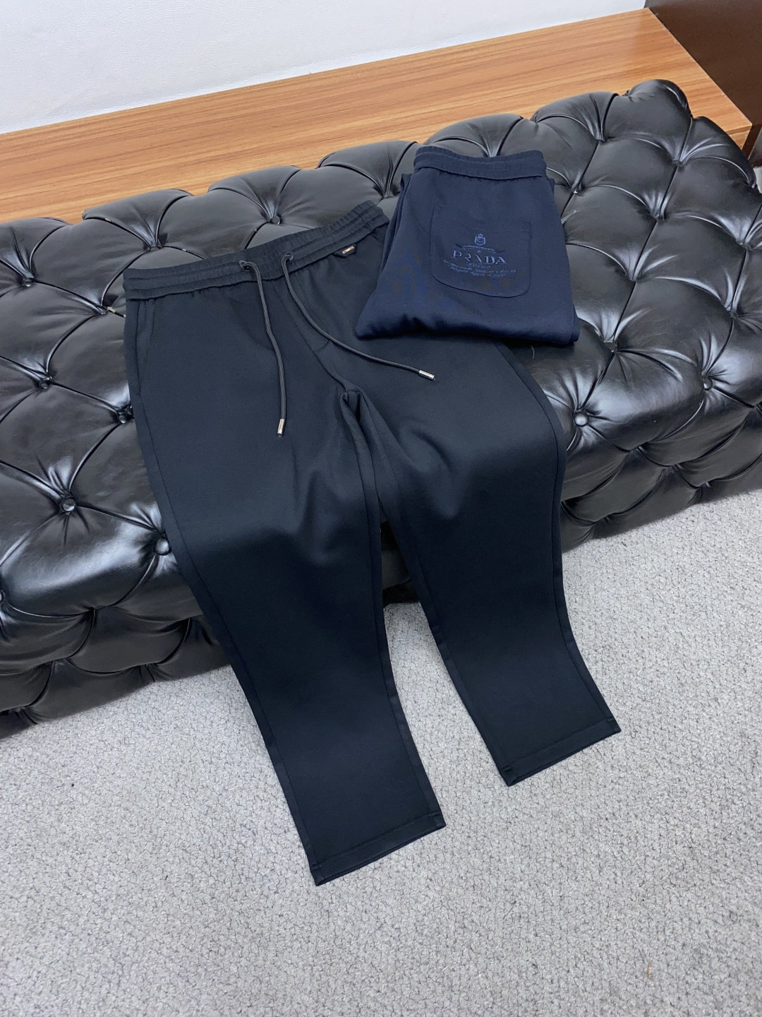 Prada Male Sports Pants Wool